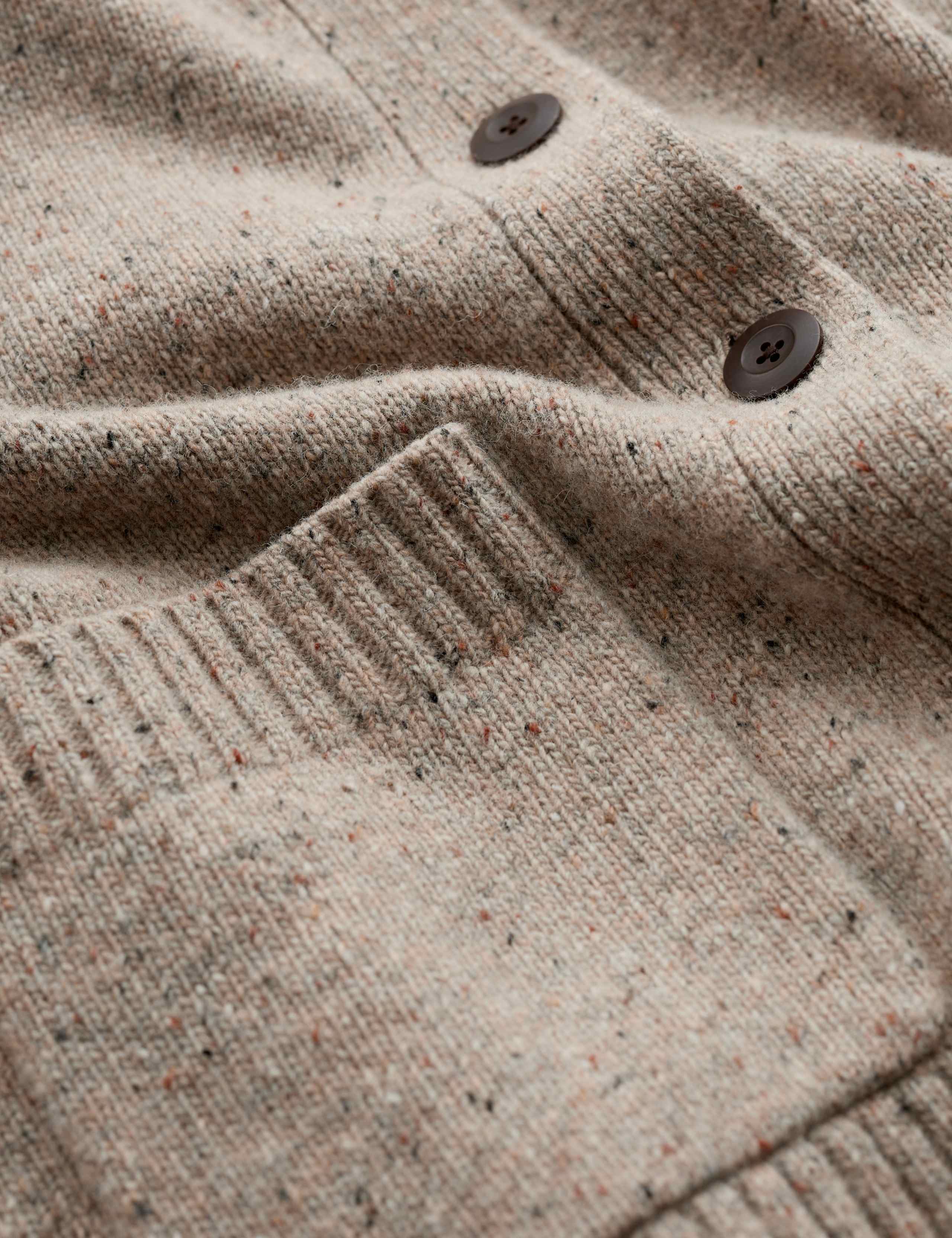 Lambswool Rich Textured Cardigan 3 of 5