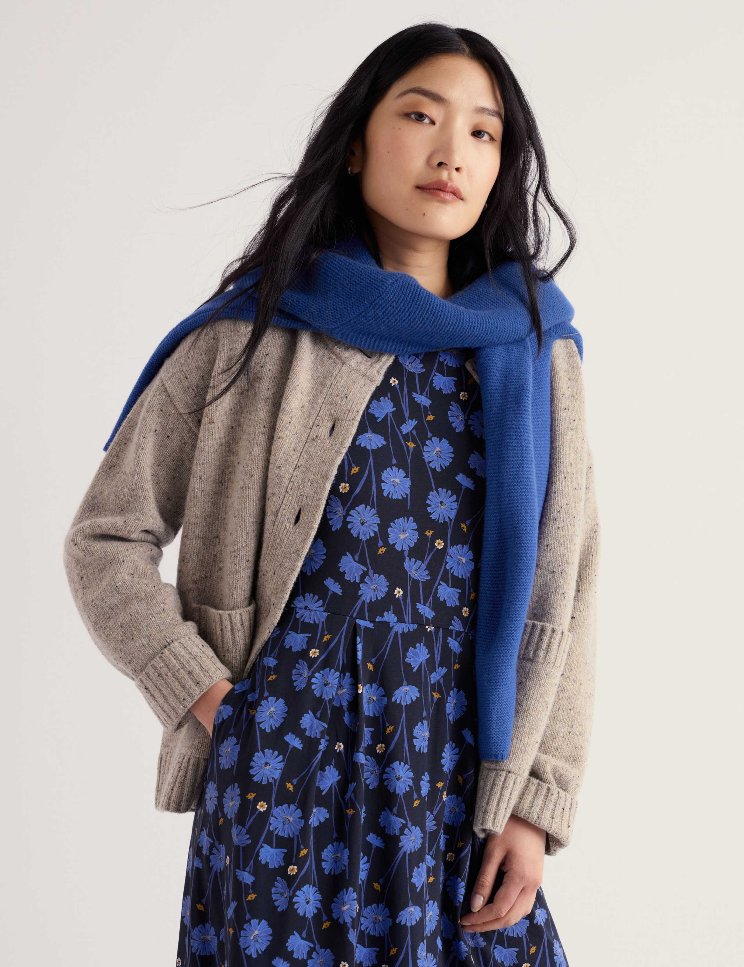 Lambswool Rich Textured Cardigan 4 of 5