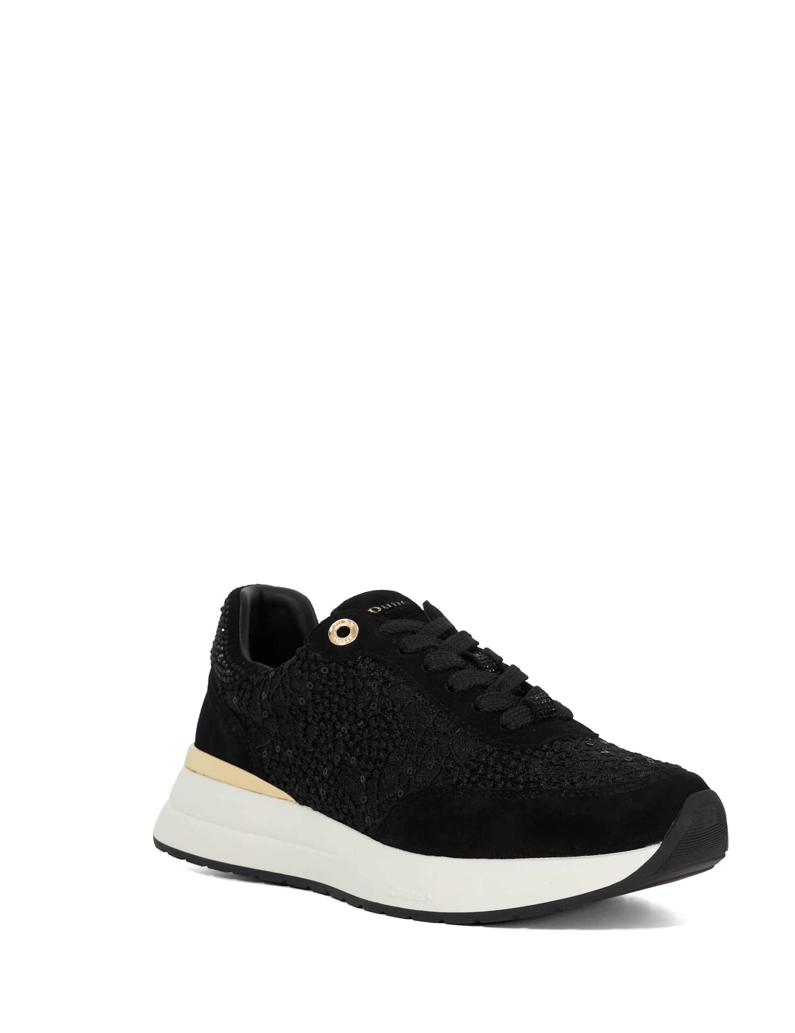 Lace Up Sequin Trainers 3 of 5