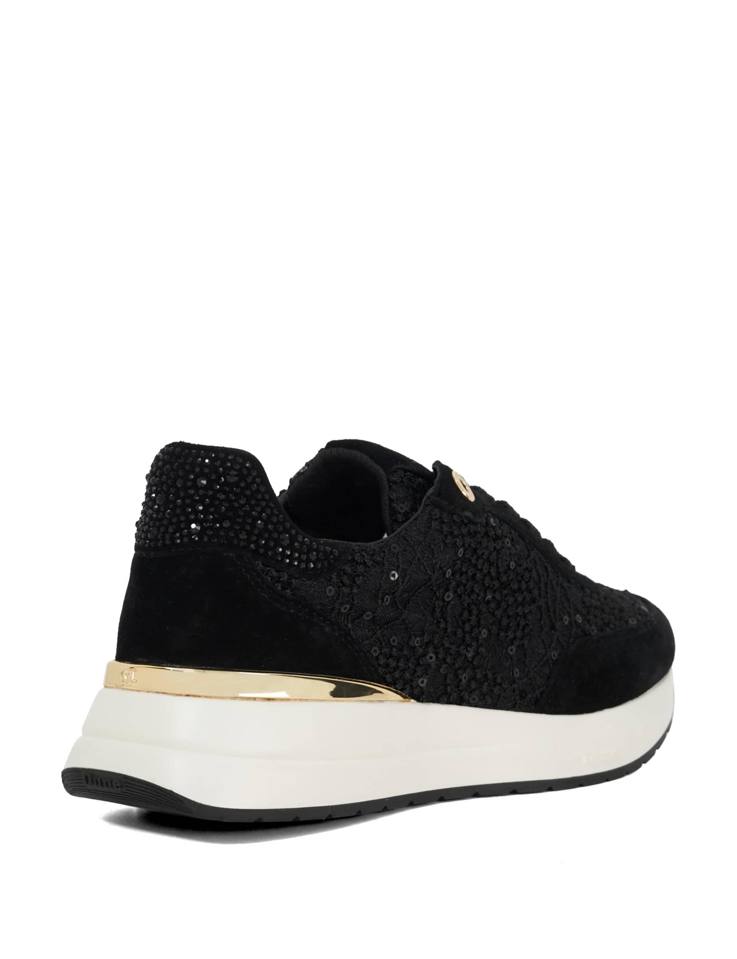Lace Up Sequin Trainers 4 of 5