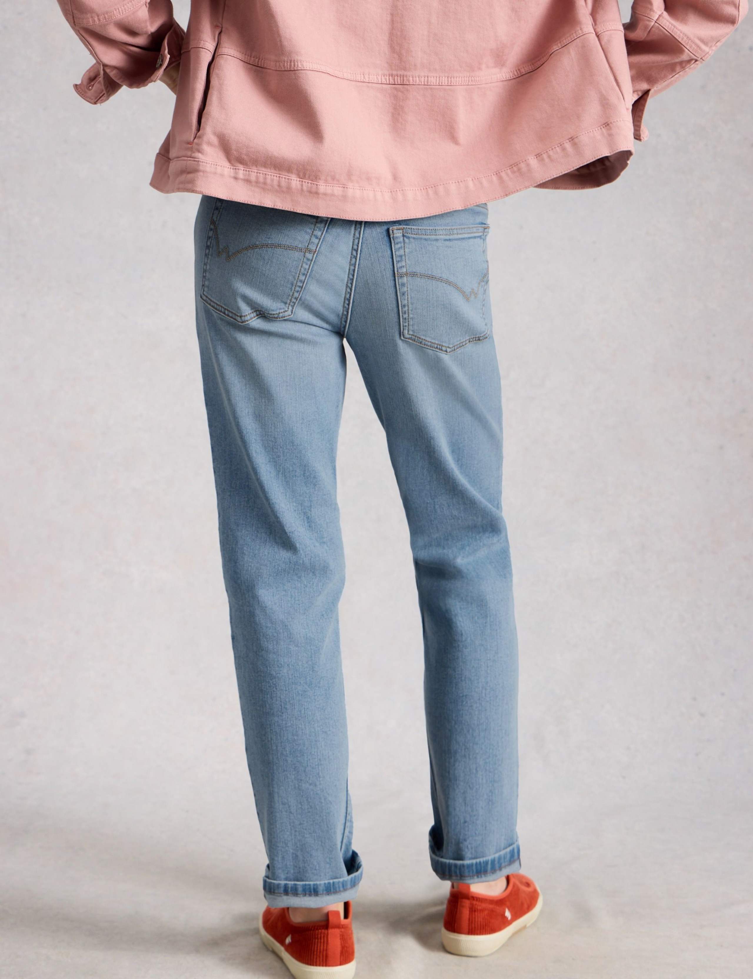 Mid Rise Straight Leg Jeans 5 of 6