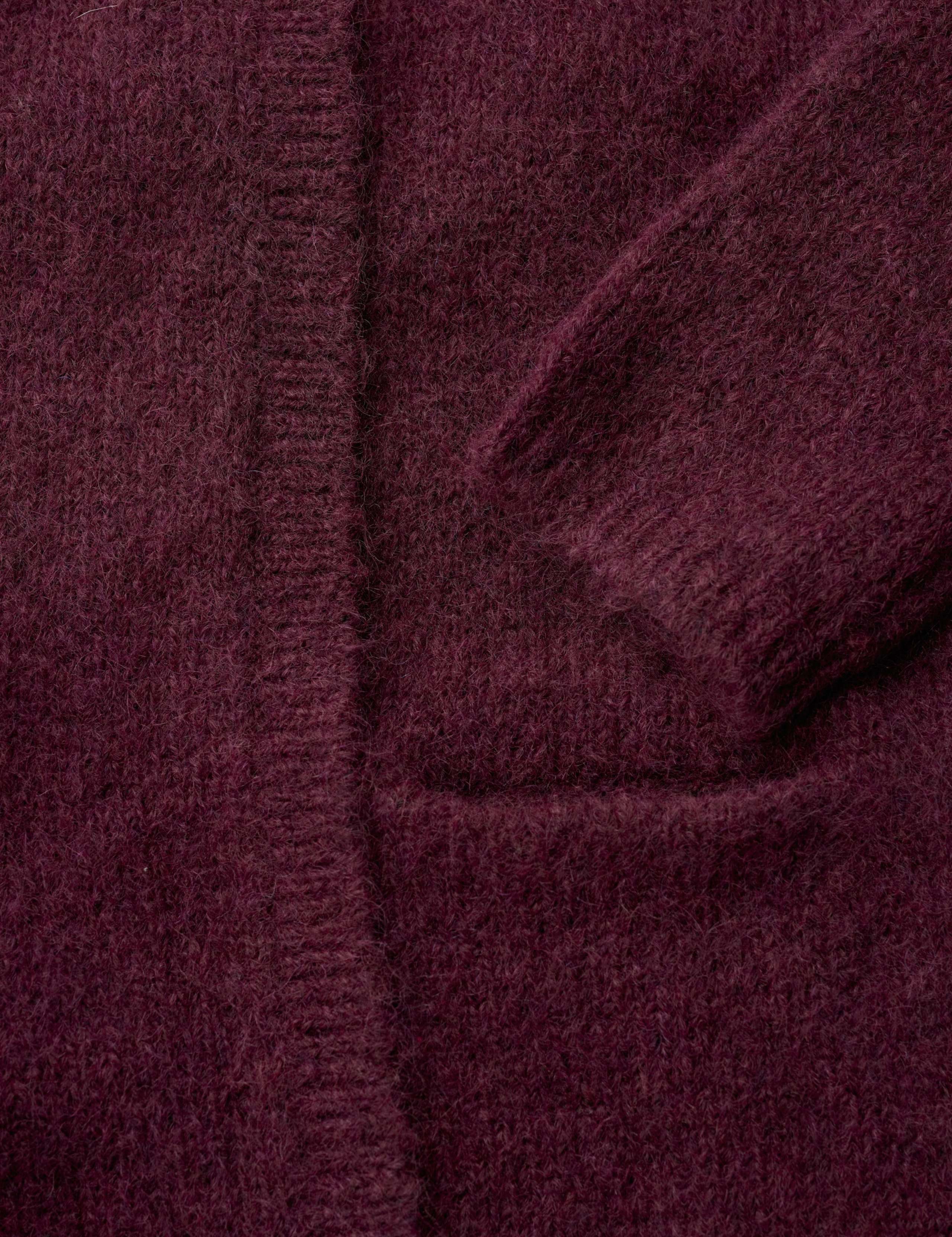 Textured Longline Cardigan with Wool & Mohair 3 of 5
