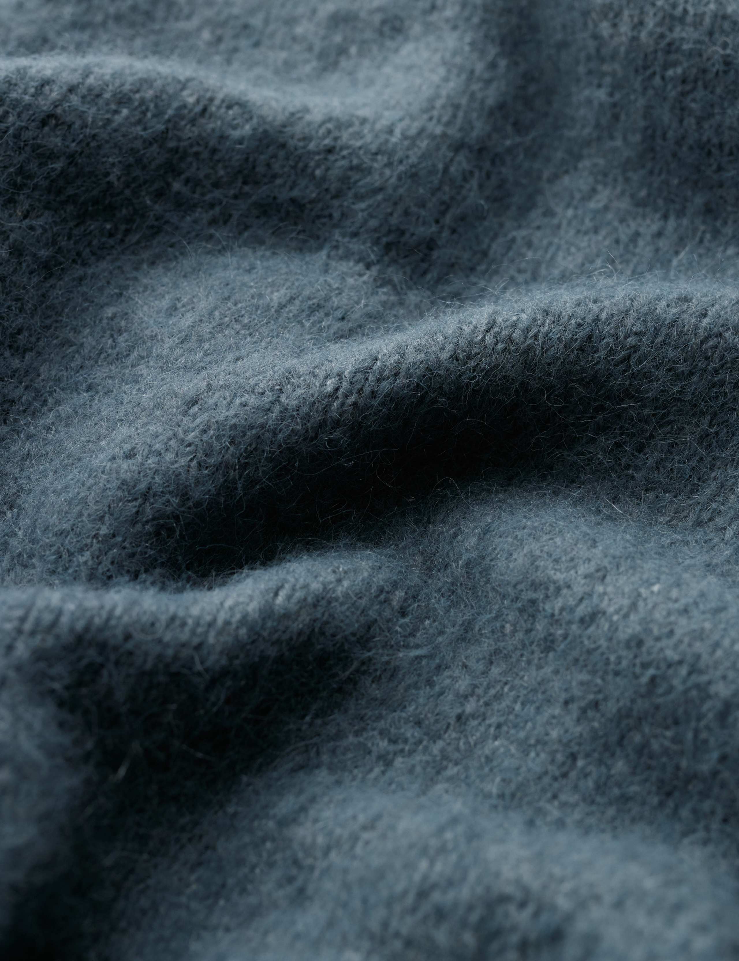 Textured Longline Cardigan with Wool & Mohair 4 of 5