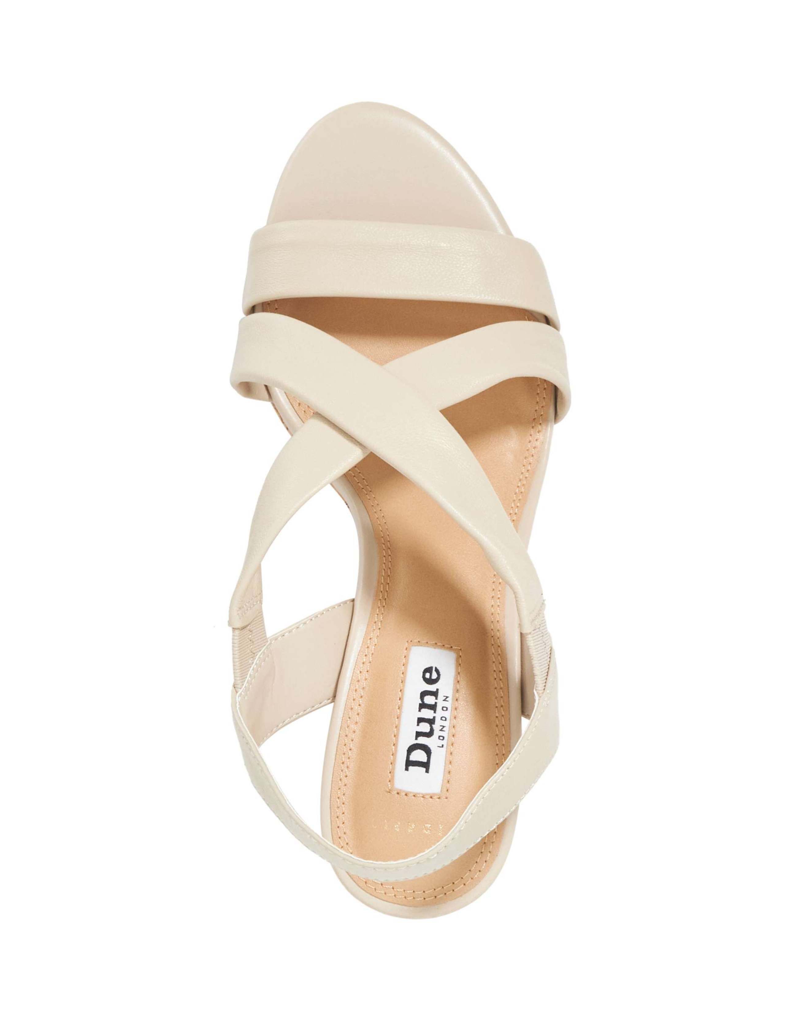 Wide Fit Leather Strappy Wedge Sandals 2 of 5