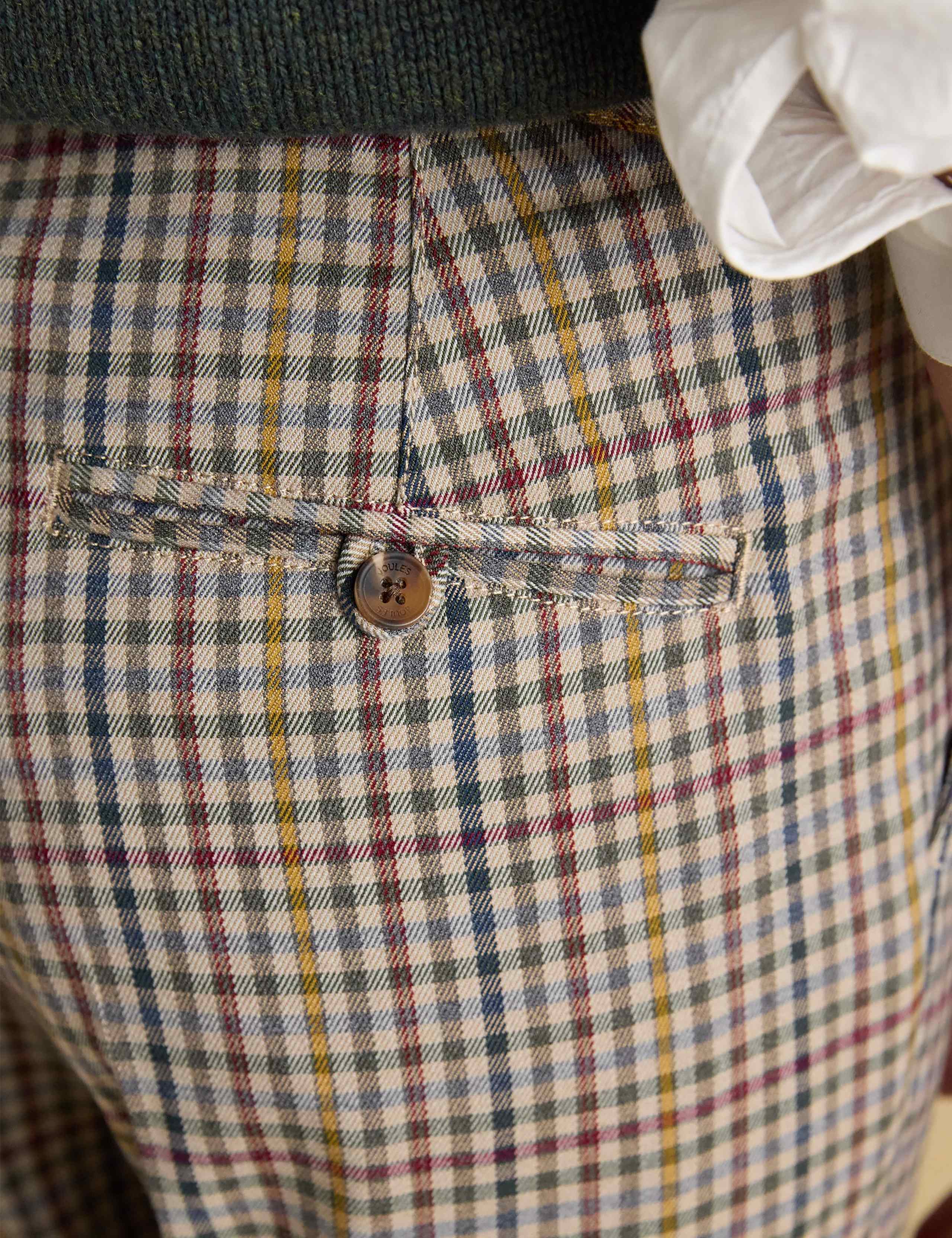 Checked Straight Leg Trousers 7 of 7