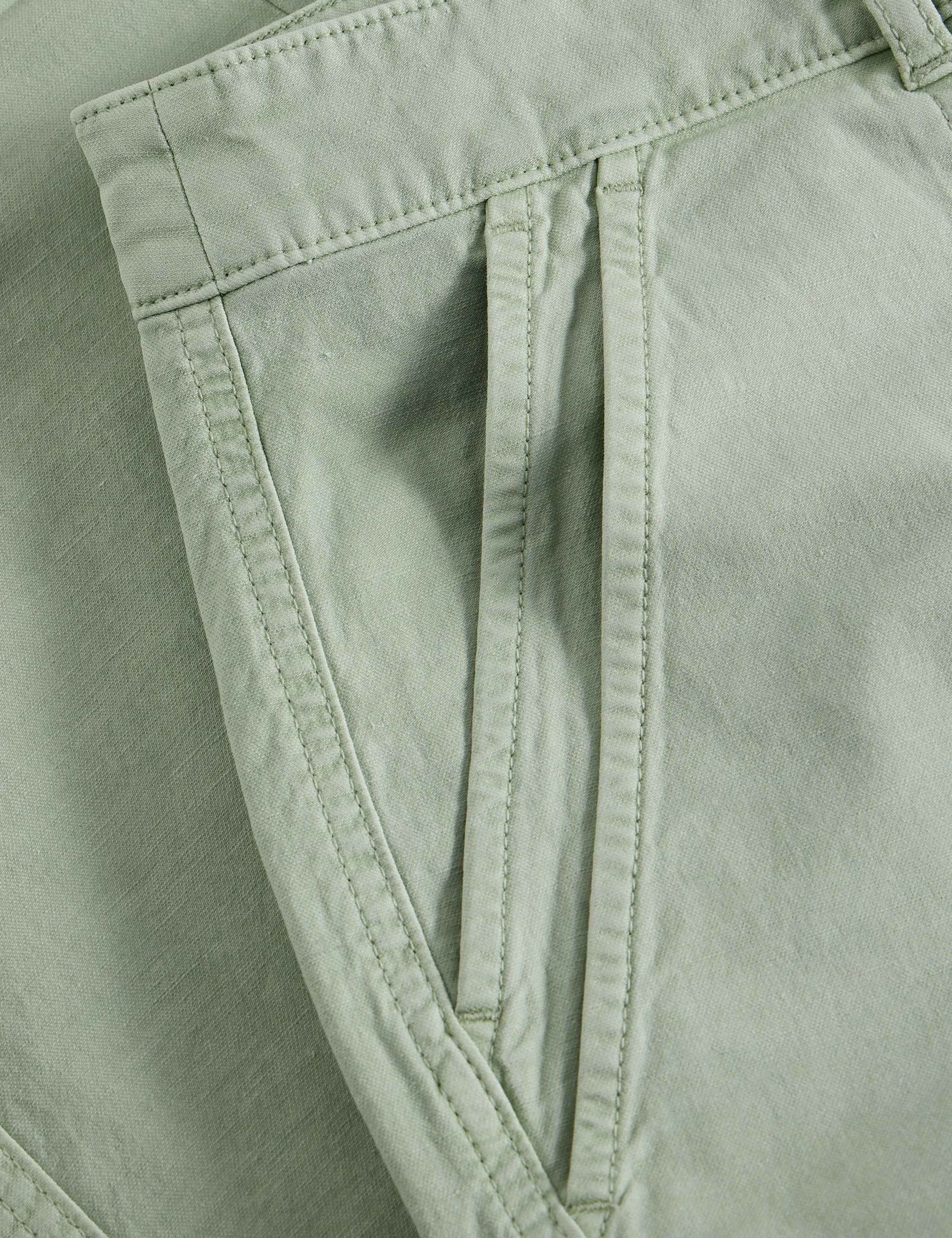 Cotton Rich Tapered Chinos With Linen 4 of 6