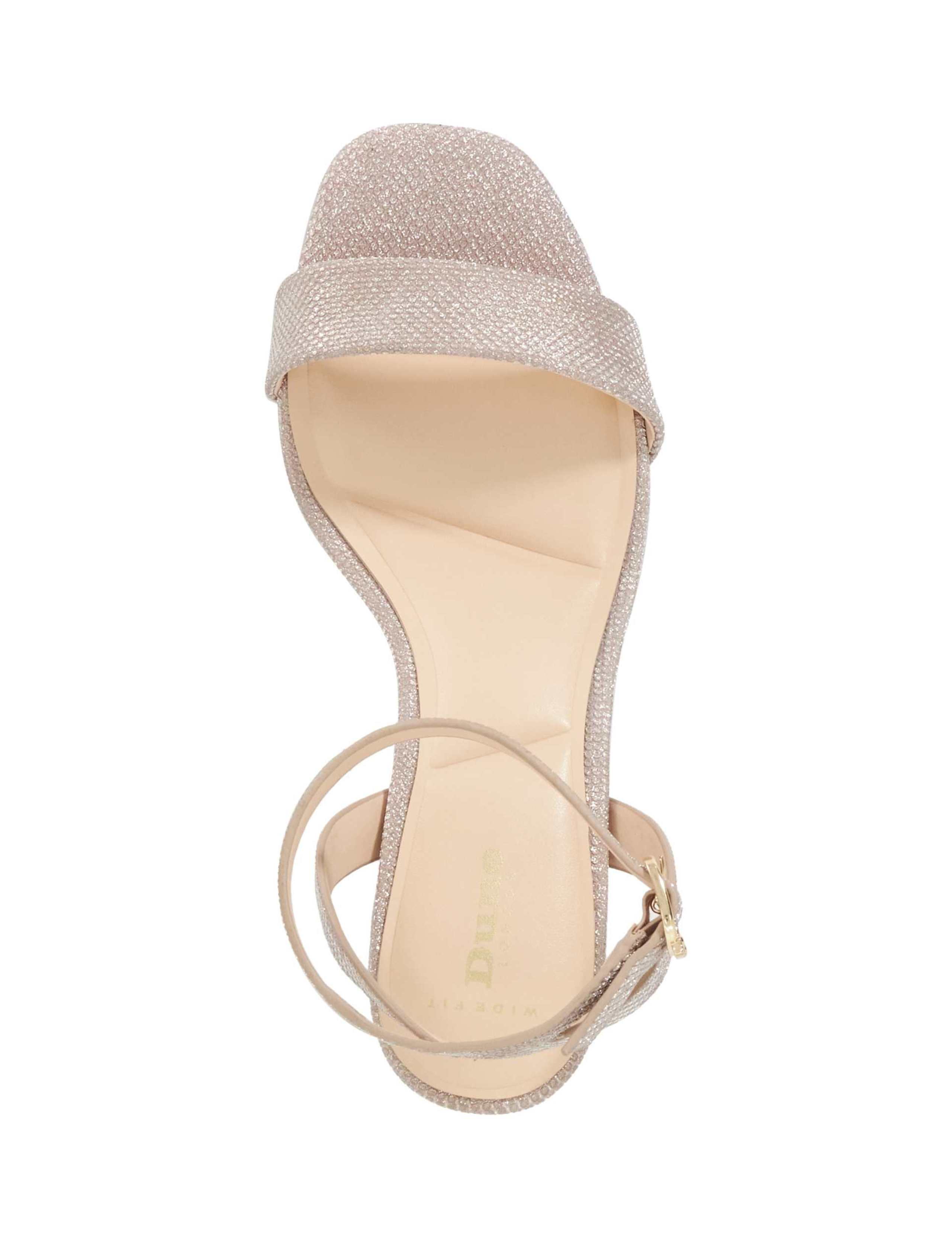 Wide Fit Sparkle Block Heel Sandals 3 of 6