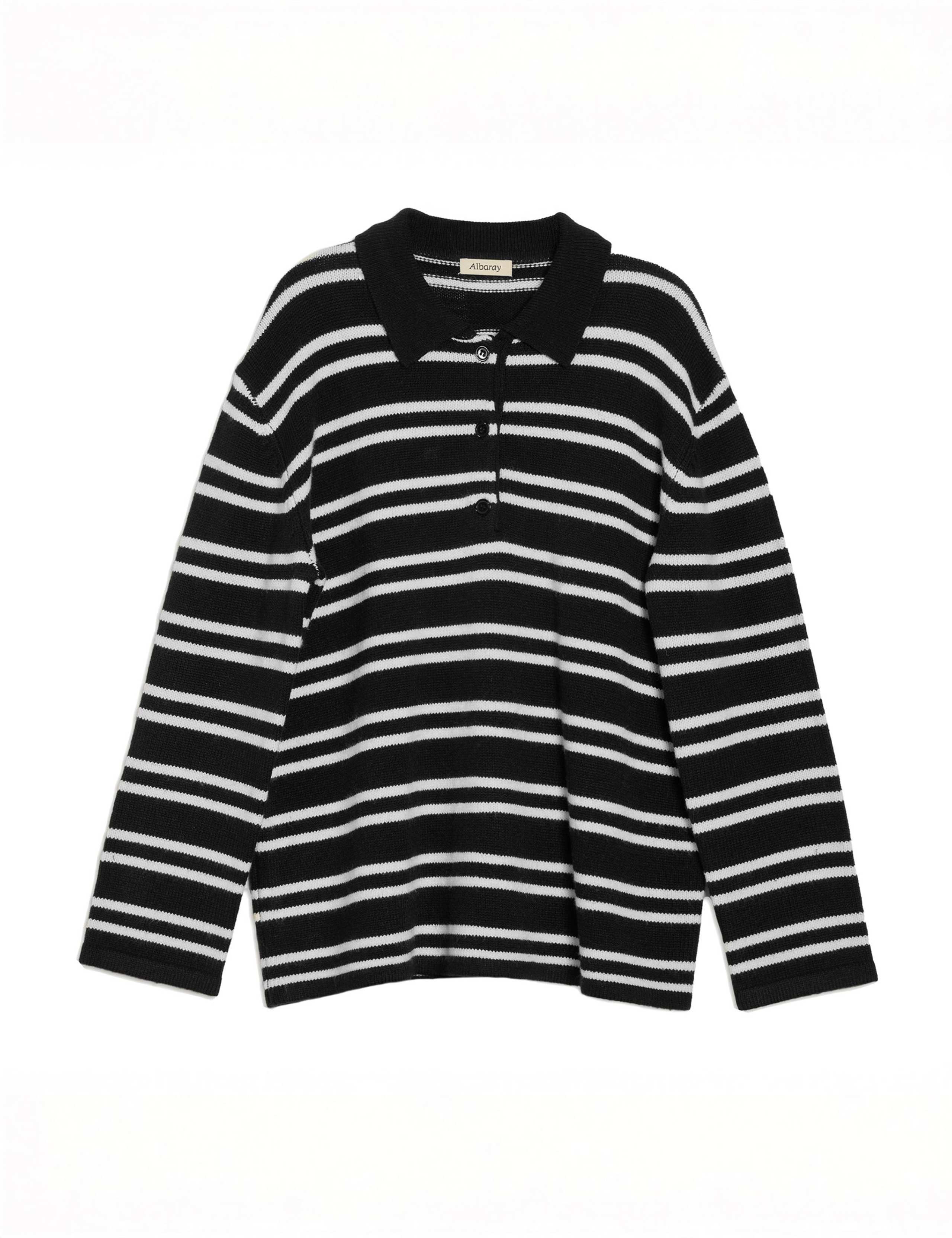 Striped Rugby Top with Wool 2 of 4