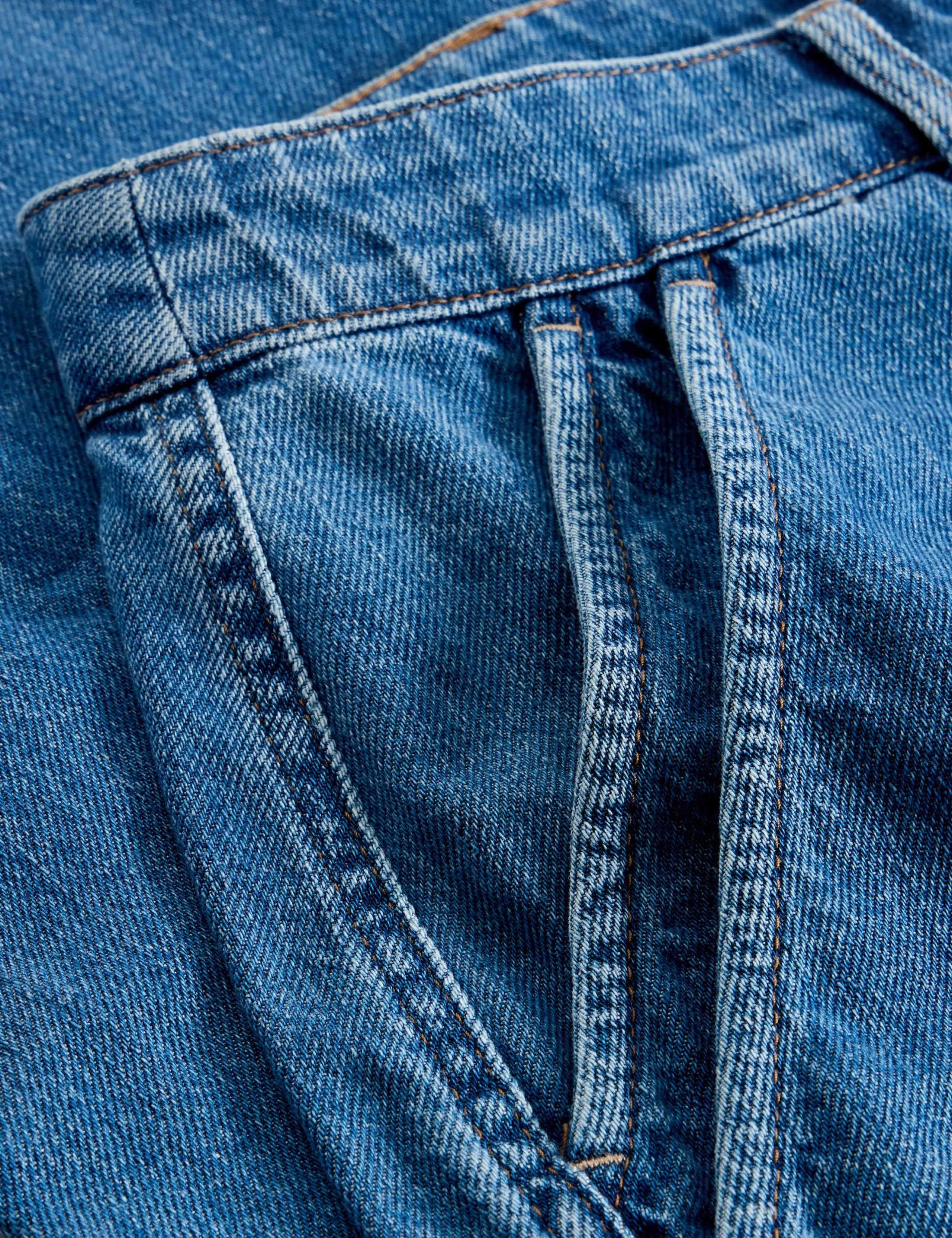 Mid Rise Straight Leg Ankle Grazer Jeans 6 of 6