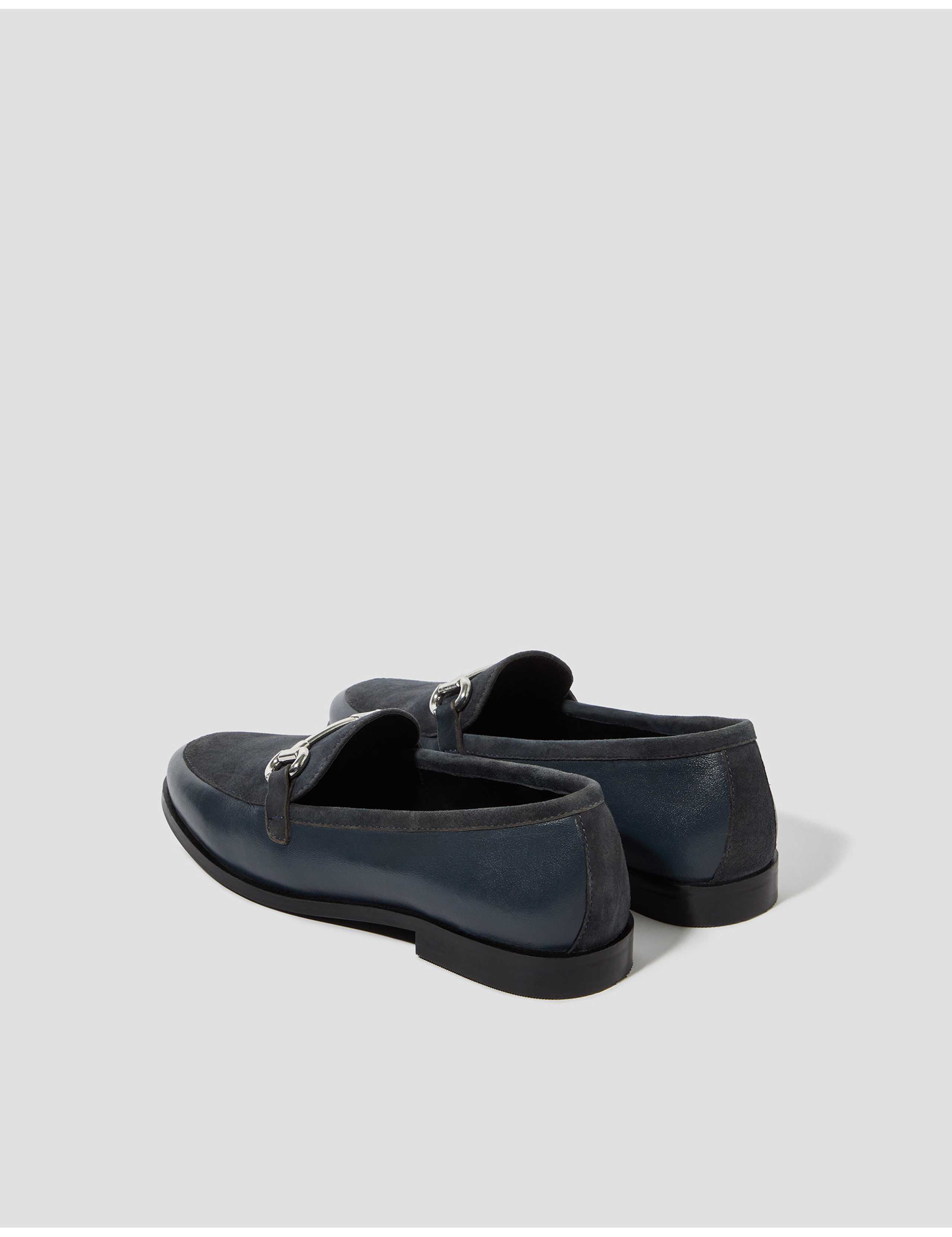 Leather and Suede Bar Loafers 2 of 3