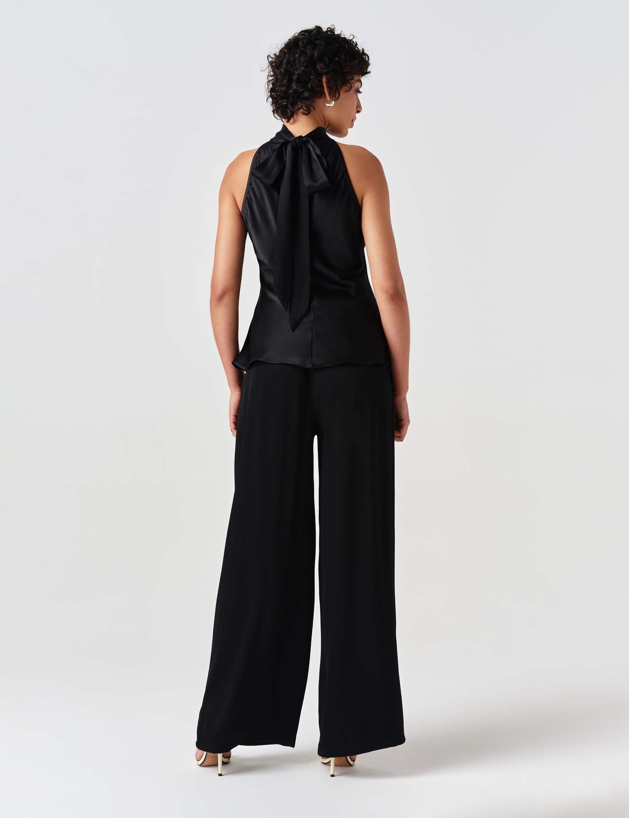 Satin High Neck Top 8 of 8