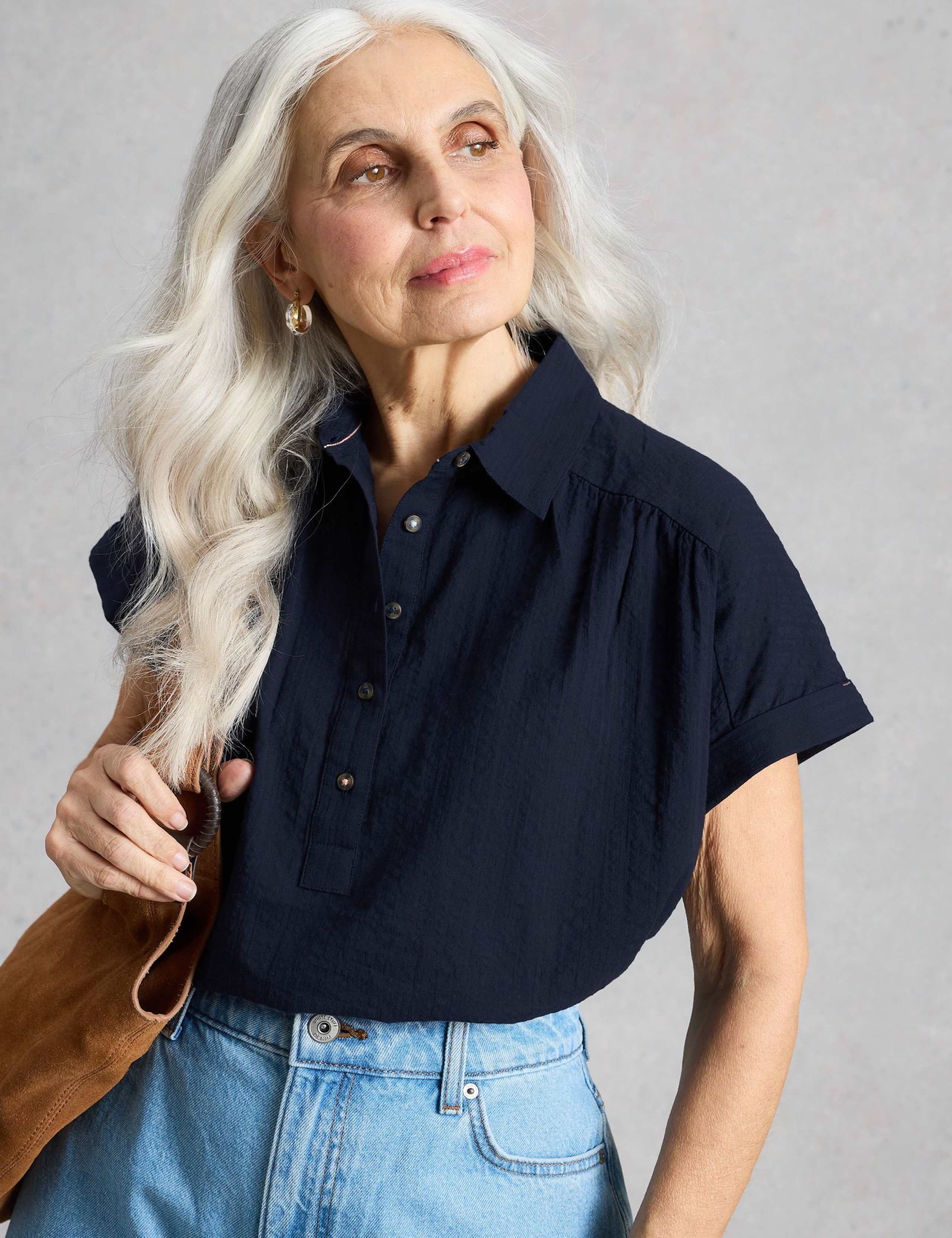 Pure Cotton Collared Shirt 1 of 6