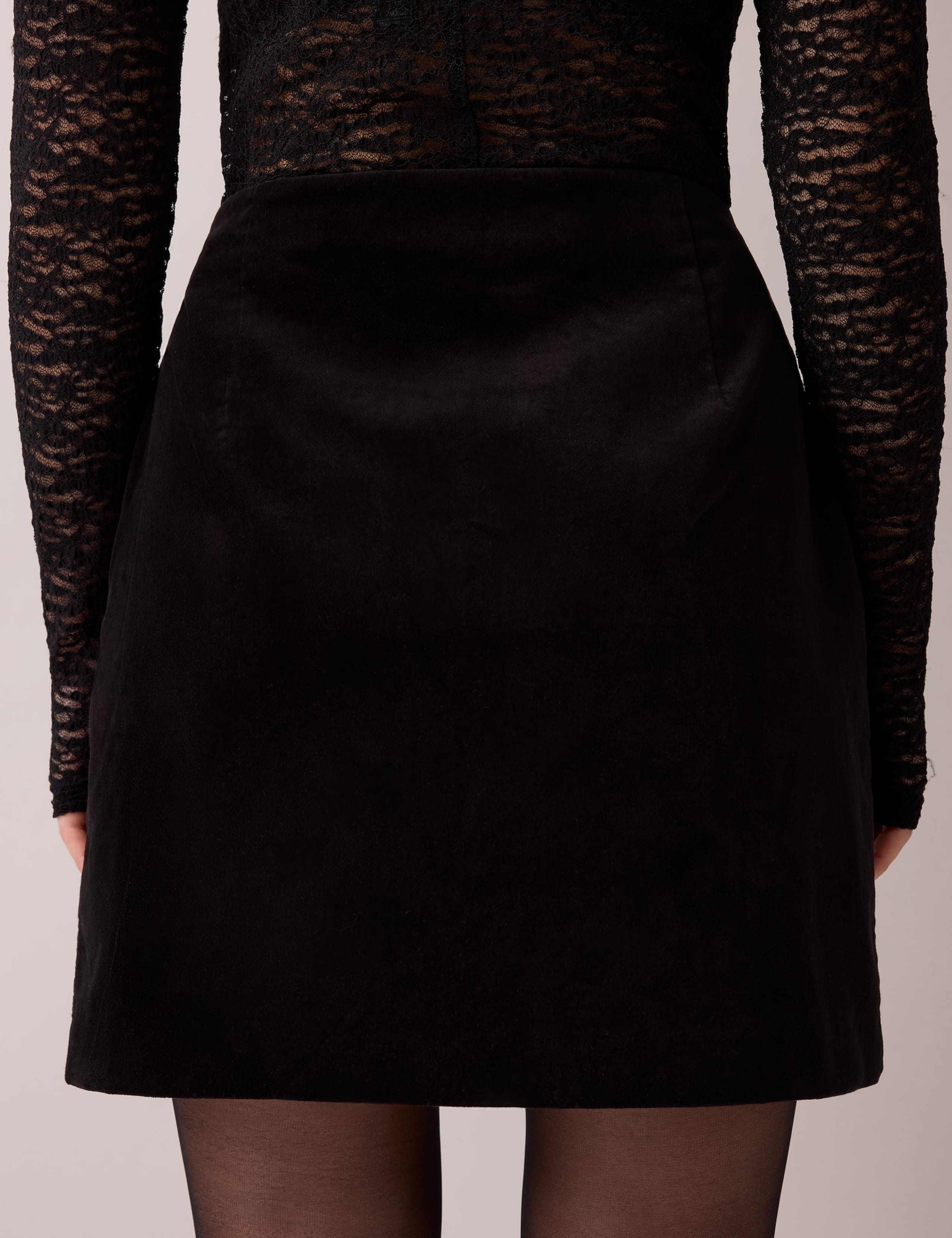 Cotton Rich Mini A Line Skirt 5 of 5