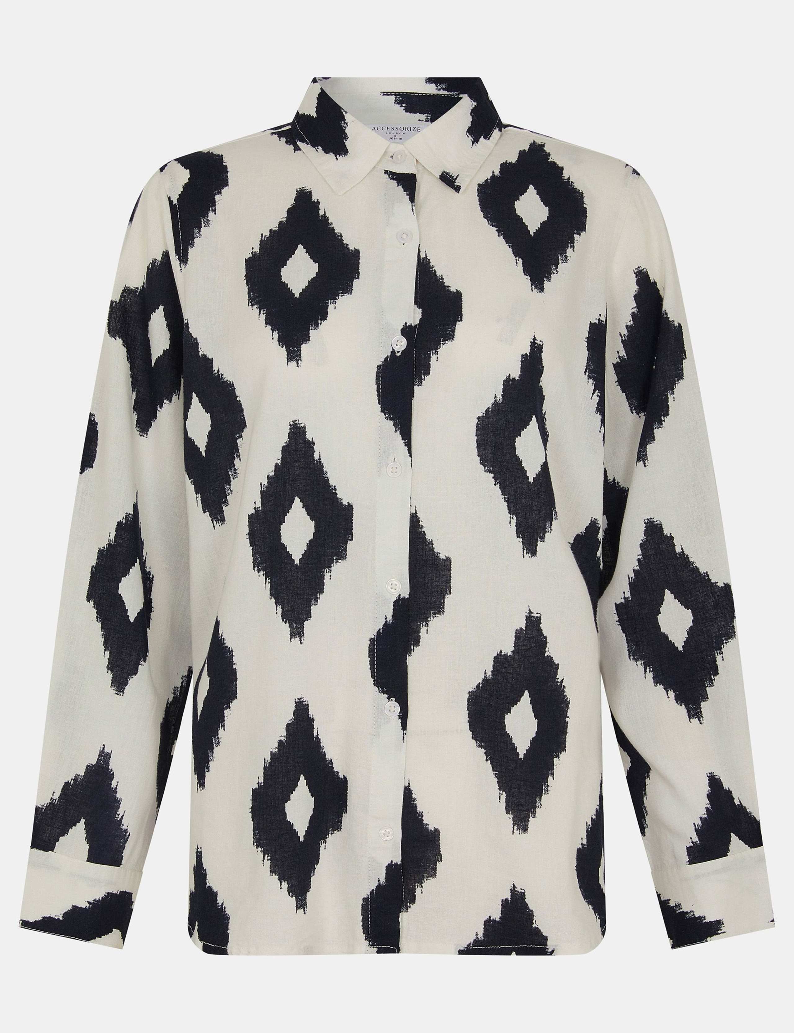 Diamond Print Beach Shirt 4 of 4