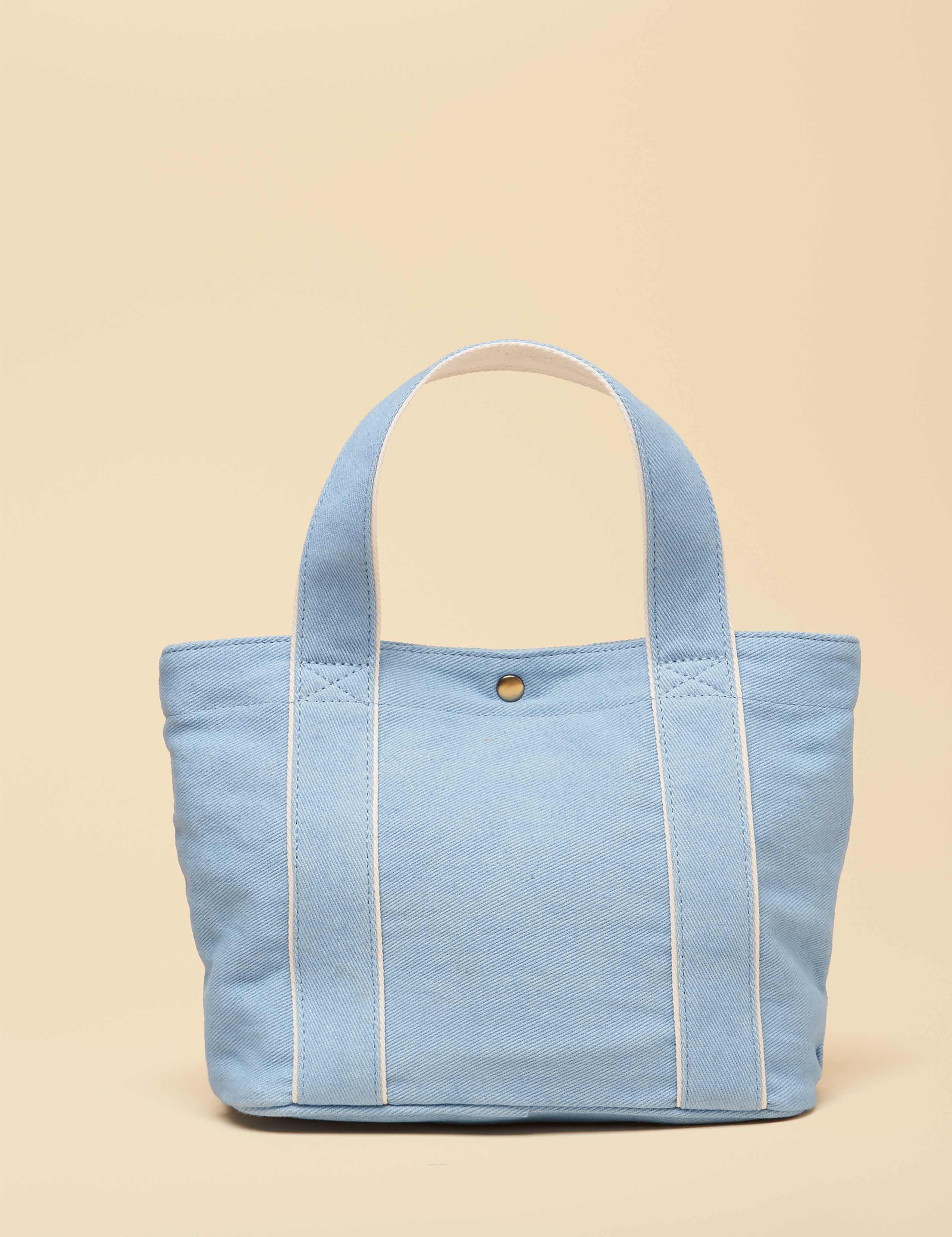 Cotton Rich Mini Cross Body Tote Bag 2 of 9