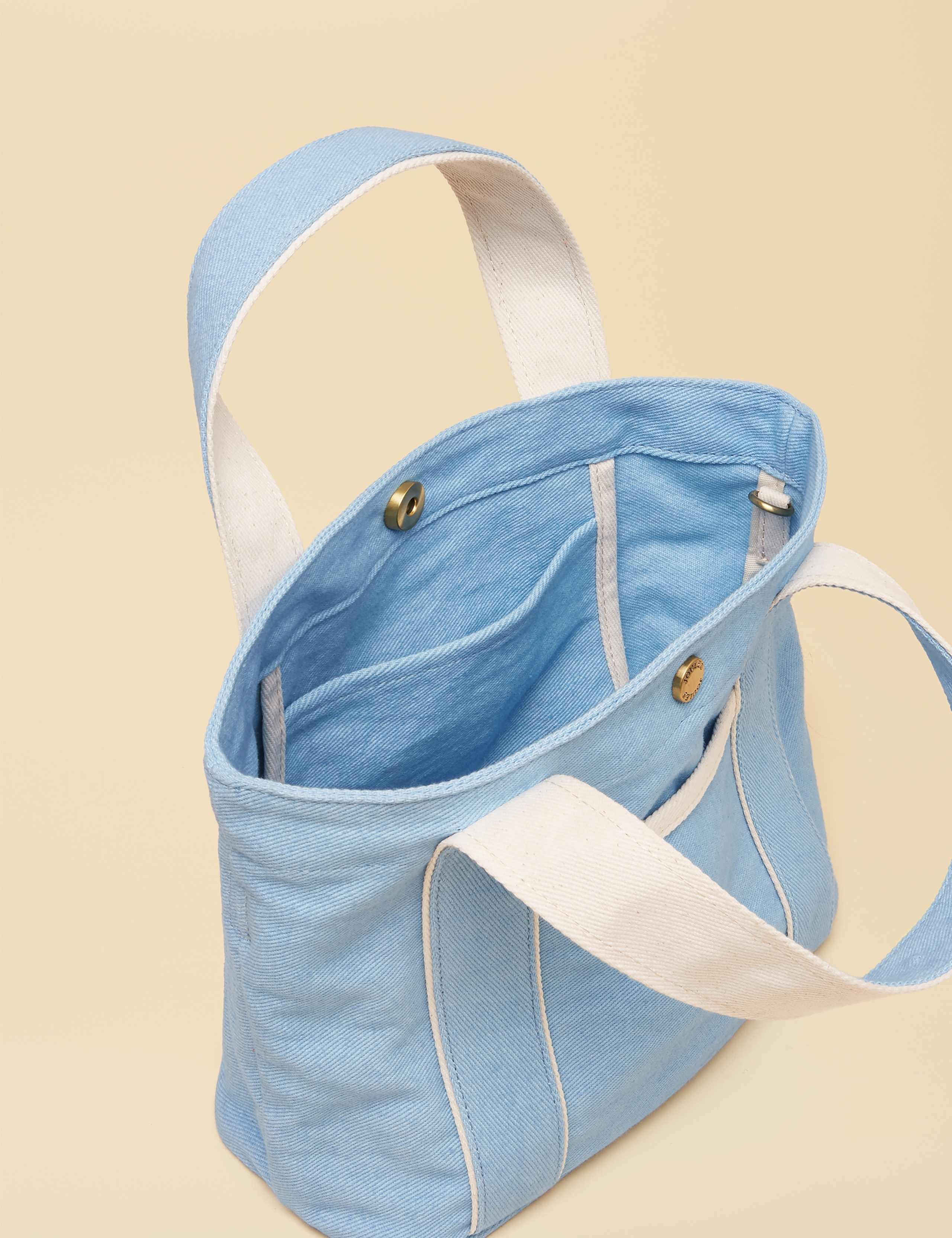 Cotton Rich Mini Cross Body Tote Bag 4 of 9