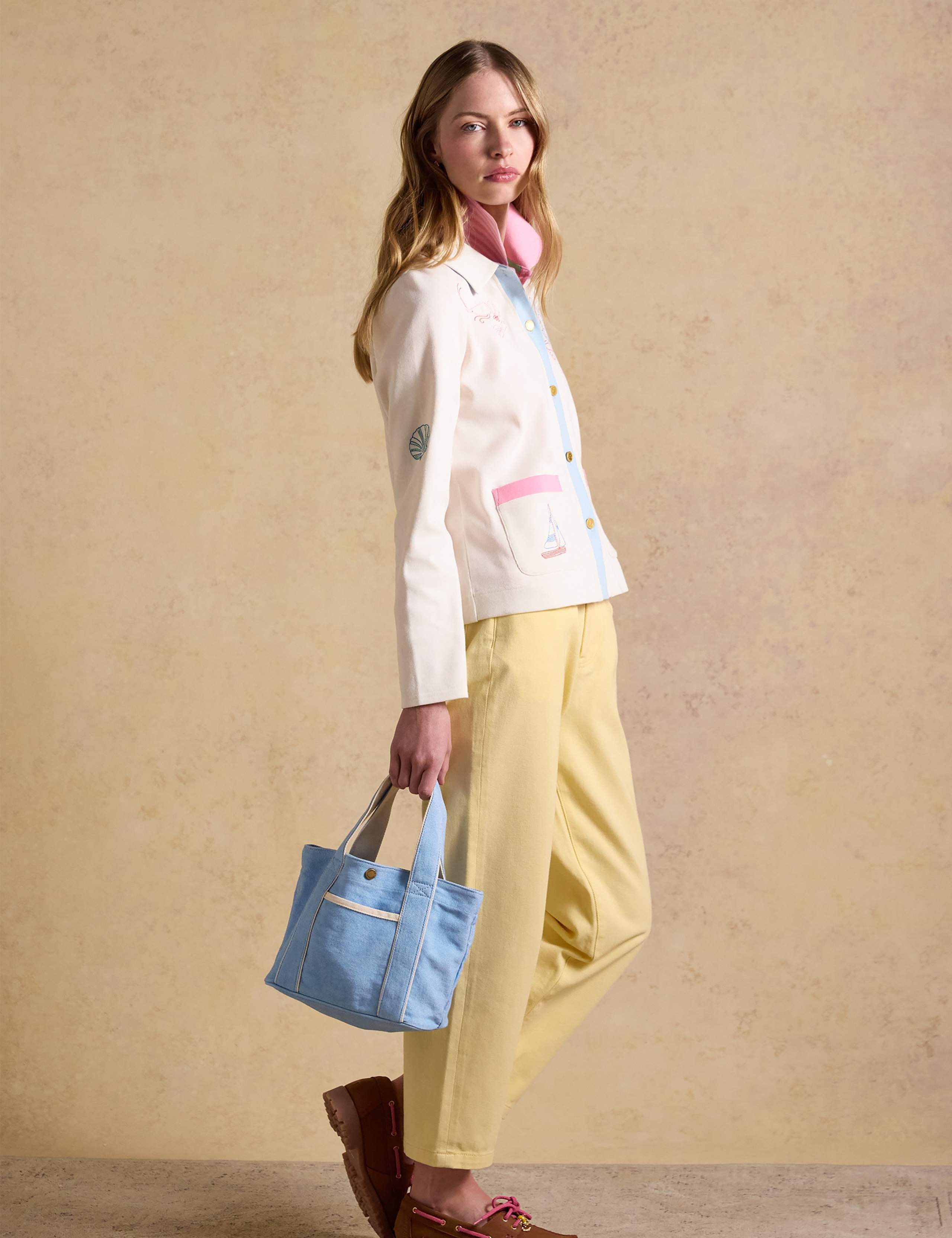 Cotton Rich Mini Cross Body Tote Bag 7 of 9