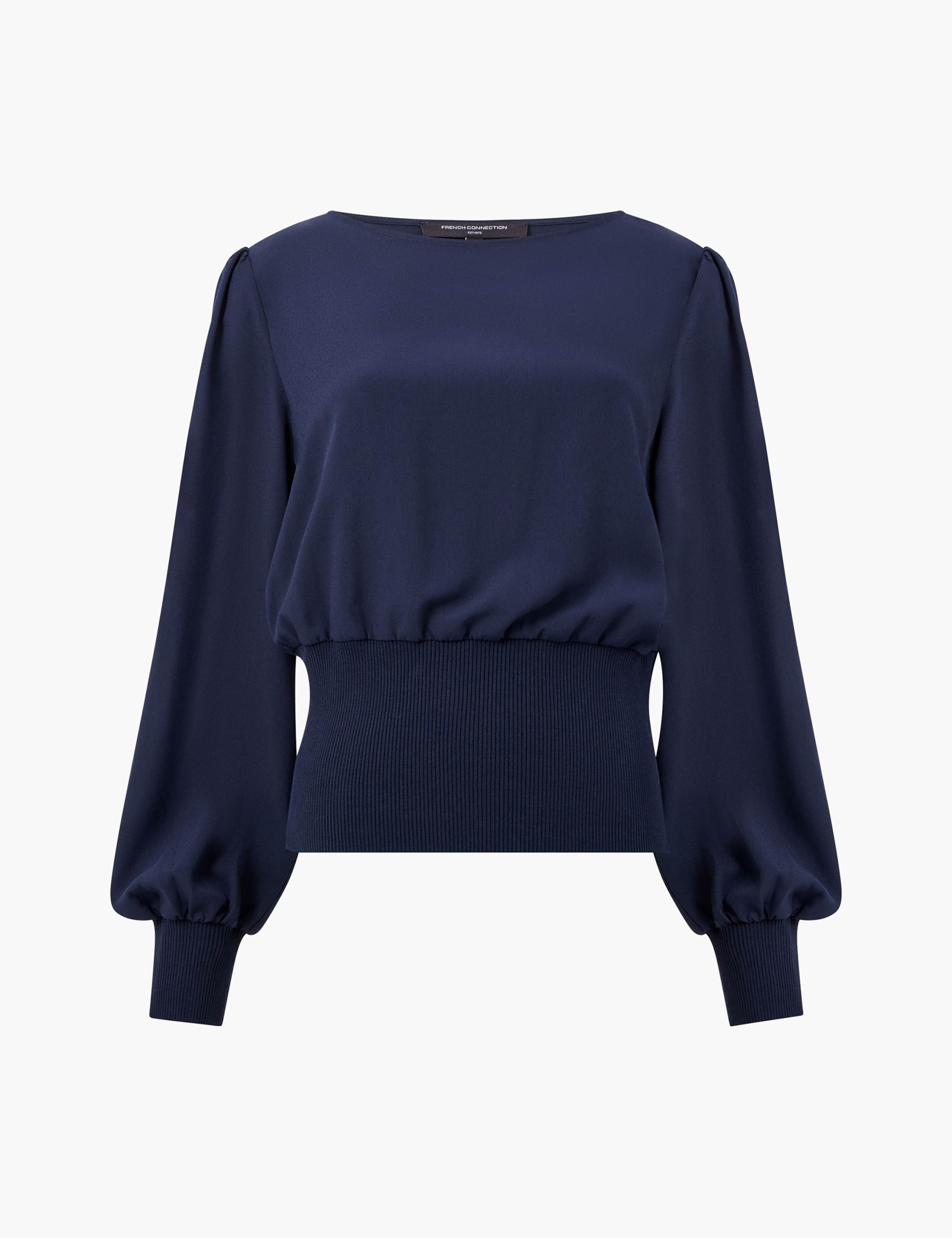 Slash Neck Knitted Top 2 of 3
