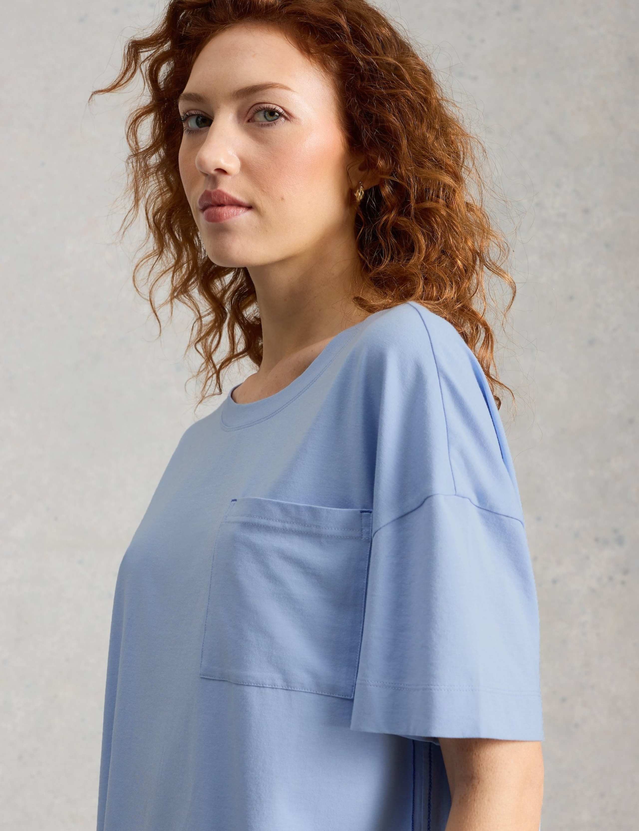 Cotton Modal Embroidered Pyjama Top 6 of 6