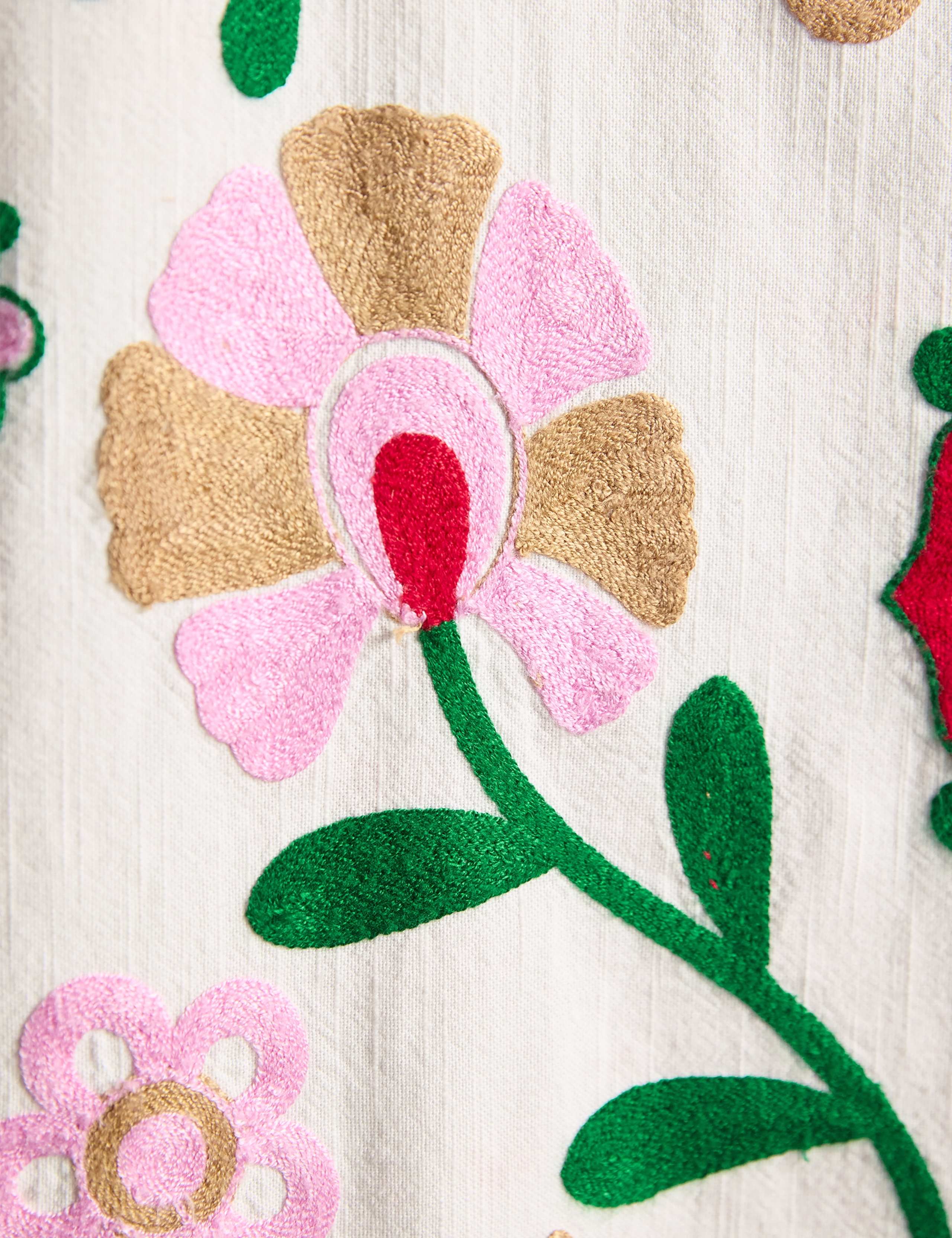 Pure Cotton Embroidered Collared Jacket 7 of 8