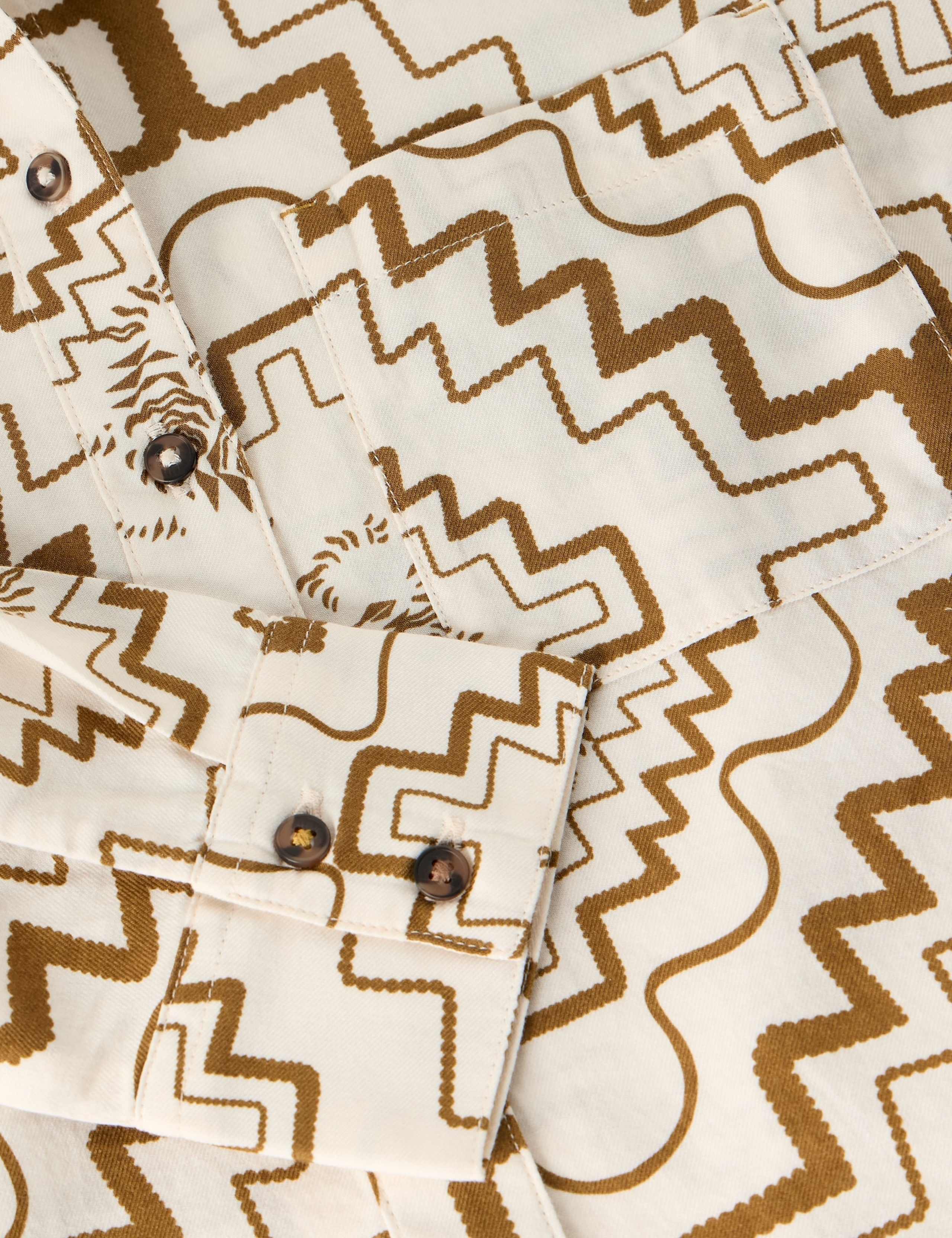 Pure Cotton Embroidery Print Shirt 6 of 6