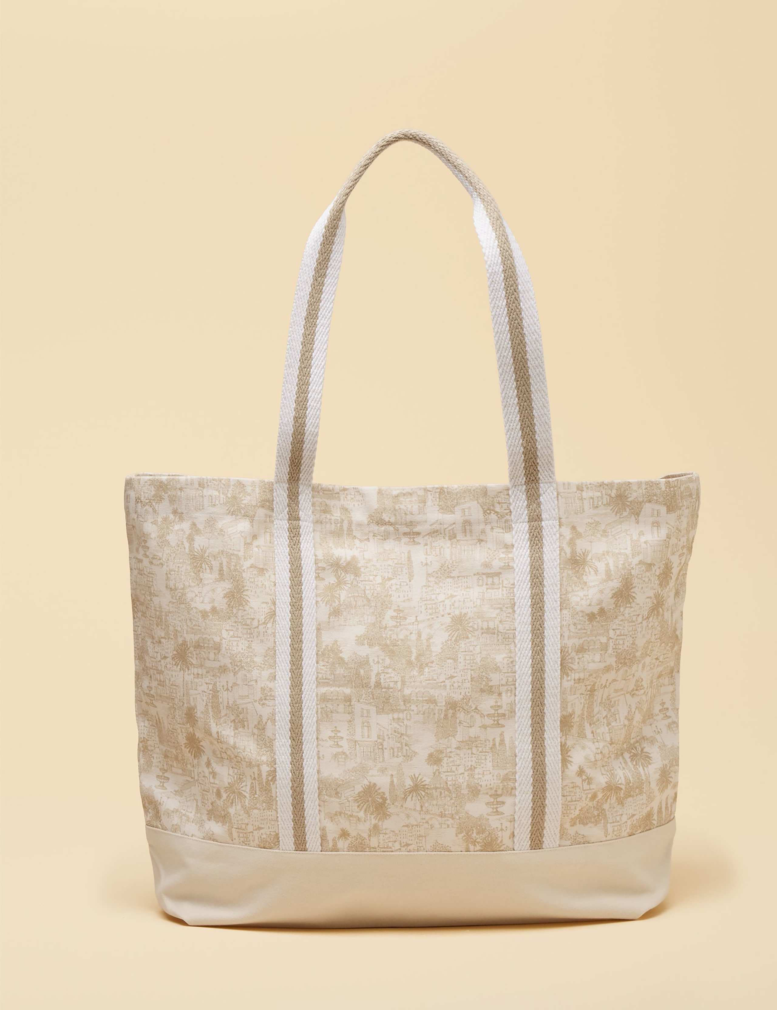 Pure Cotton Toile Print Tote Bag 3 of 8