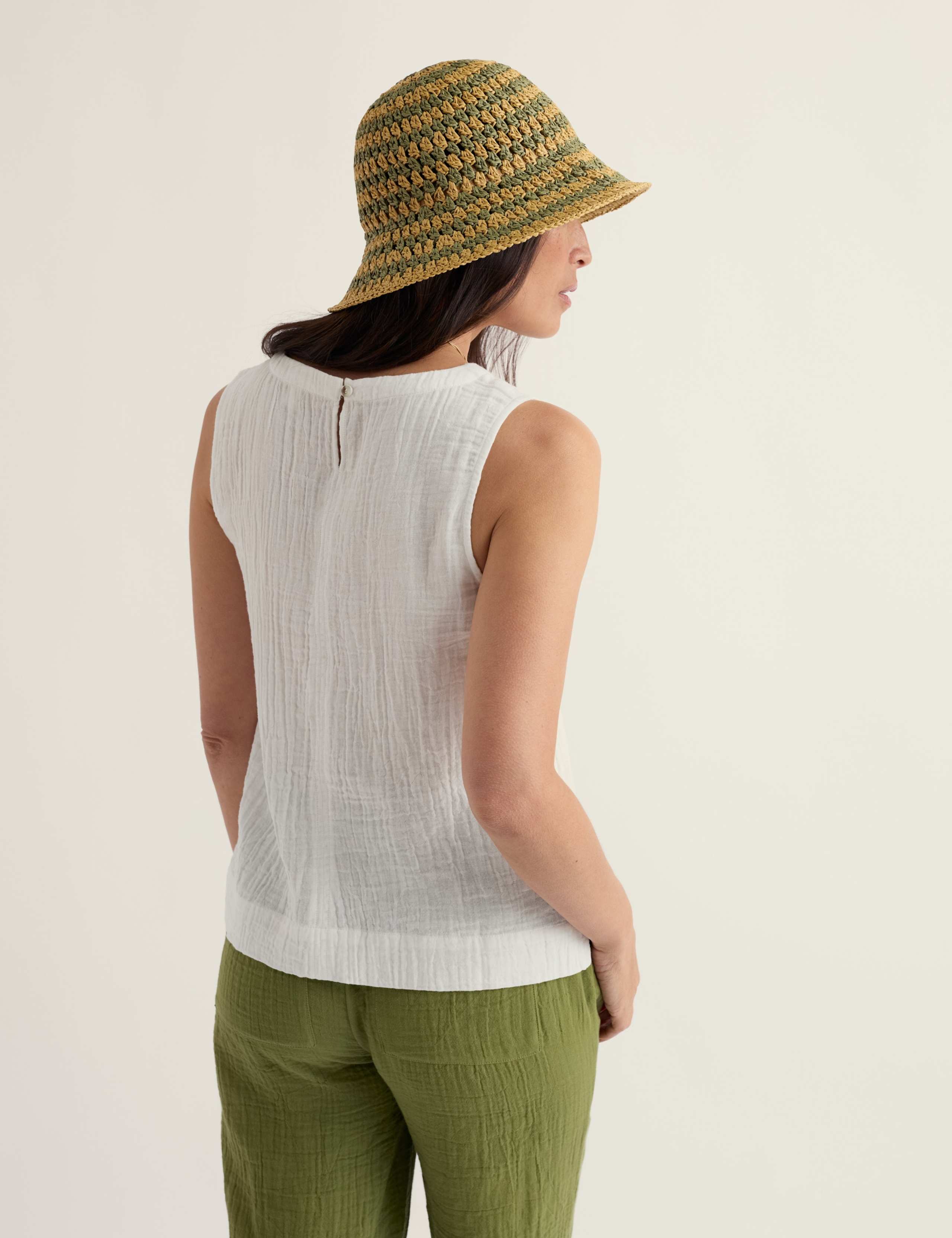 Pure Cotton Textured Vest 4 of 5