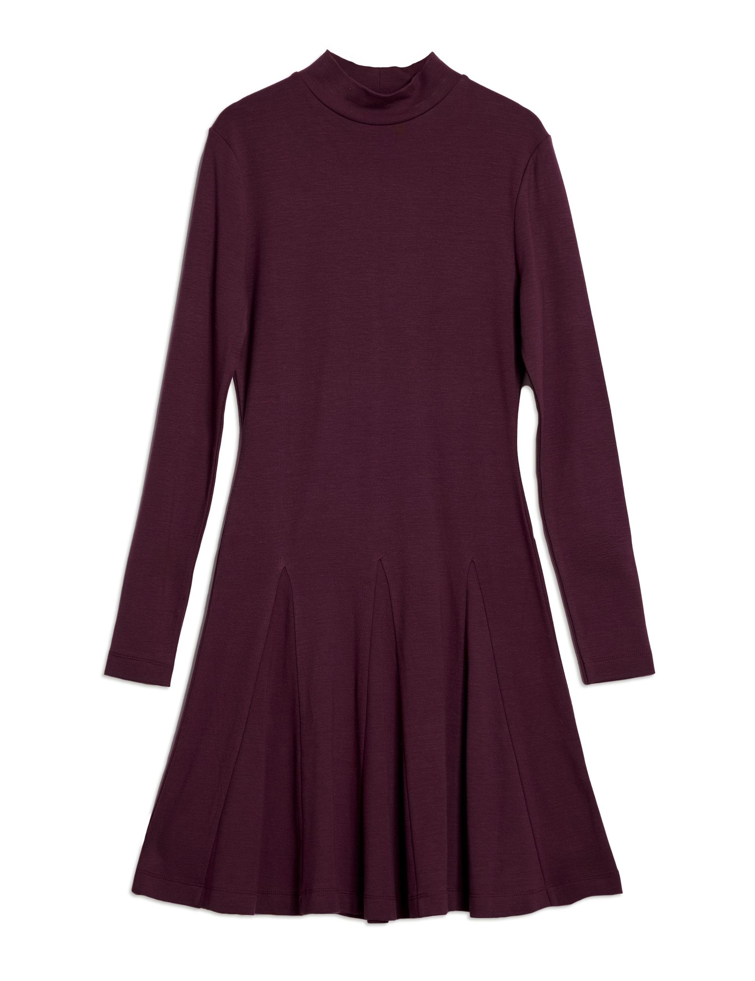 High Neck Mini Skater Dress 2 of 4