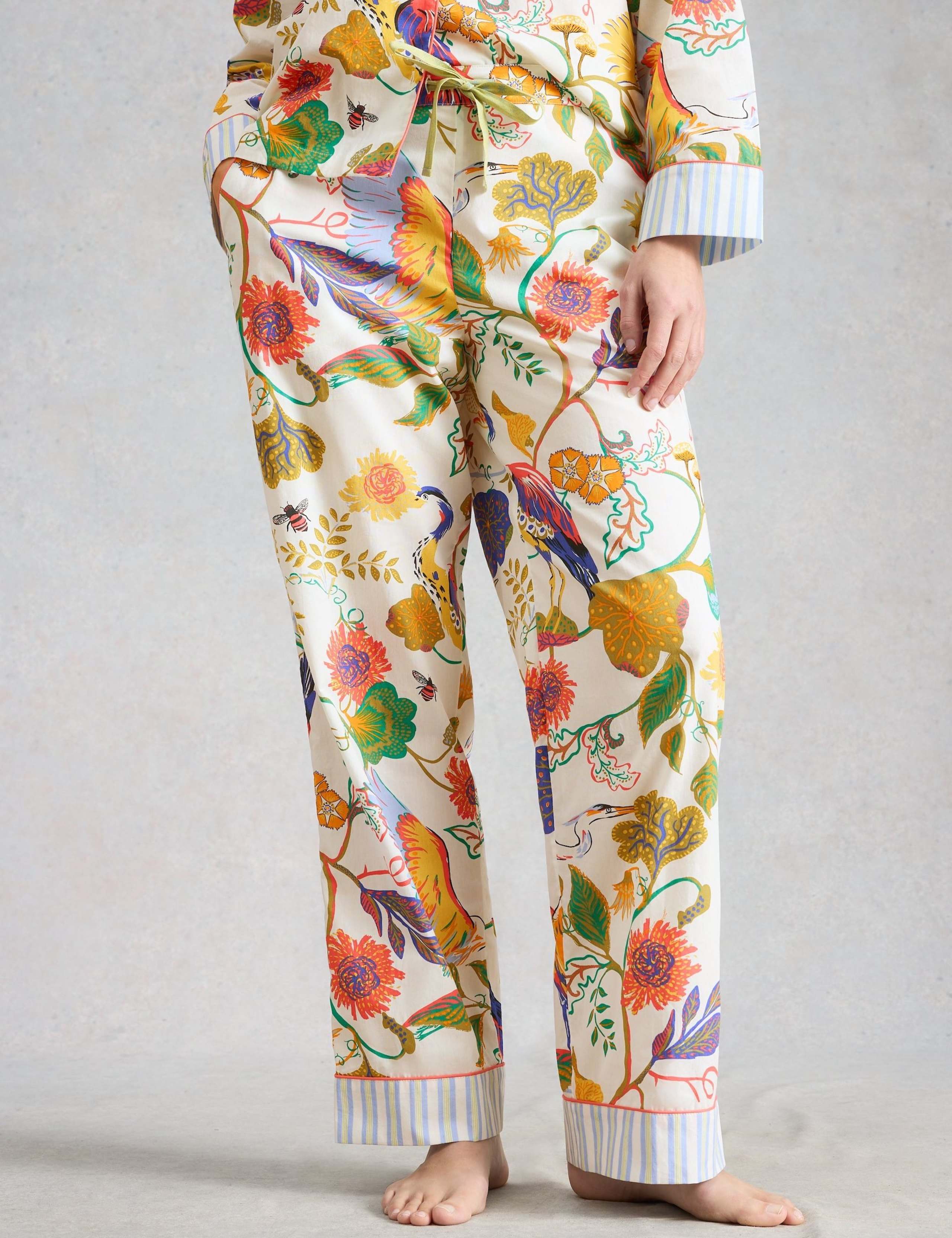 Pure Cotton Printed Pyjama Bottoms 1 of 6