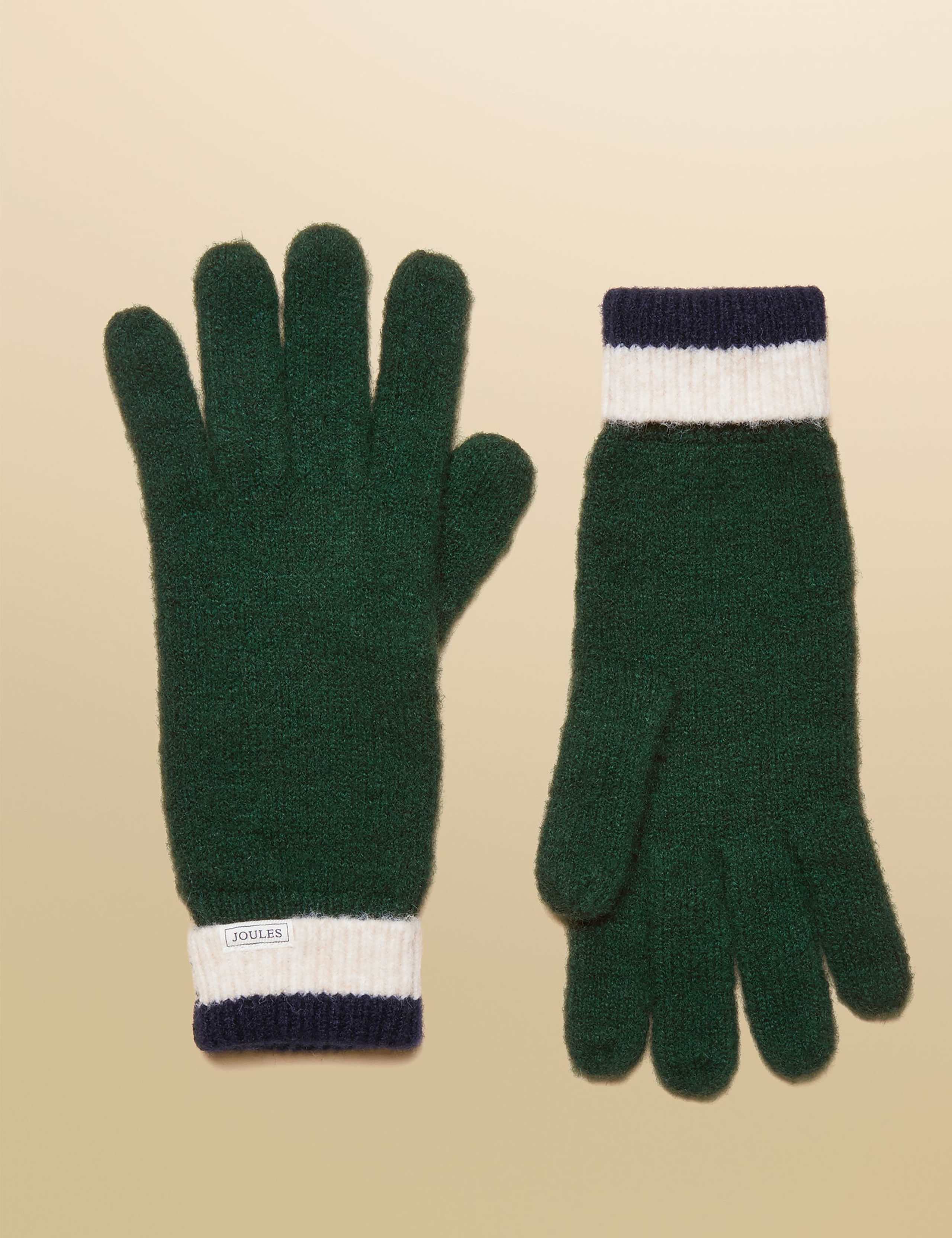 Knitted Striped Gloves 1 of 3