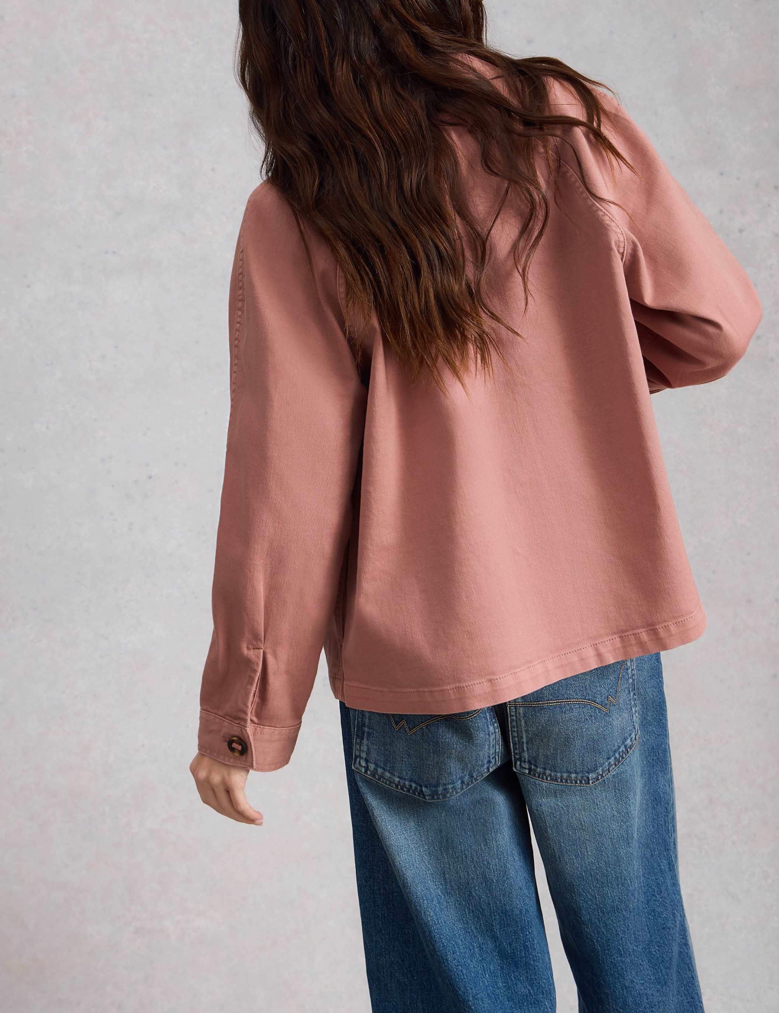 Denim Collared Jacket 3 of 6