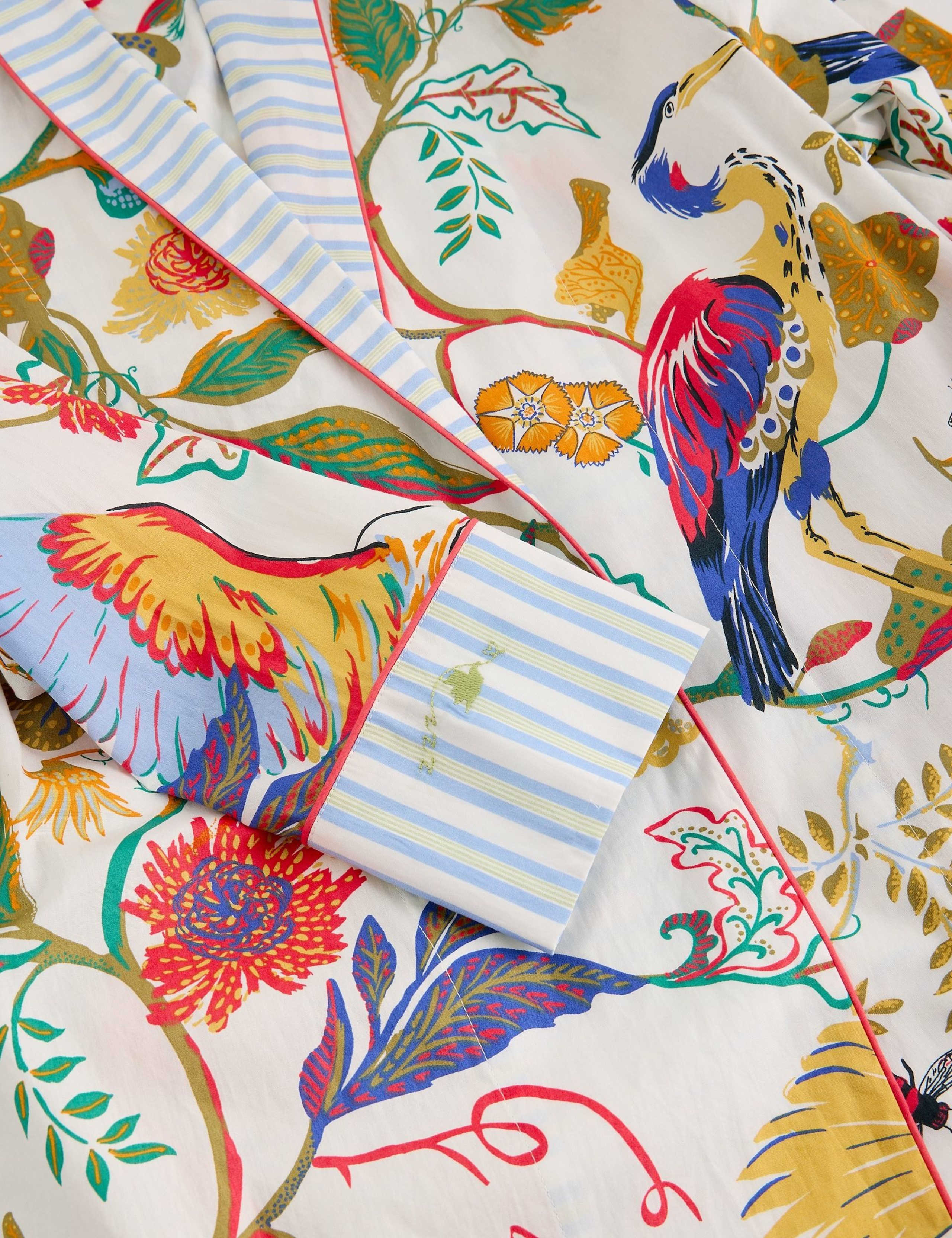 Pure Cotton Printed Tie Robe 5 of 6