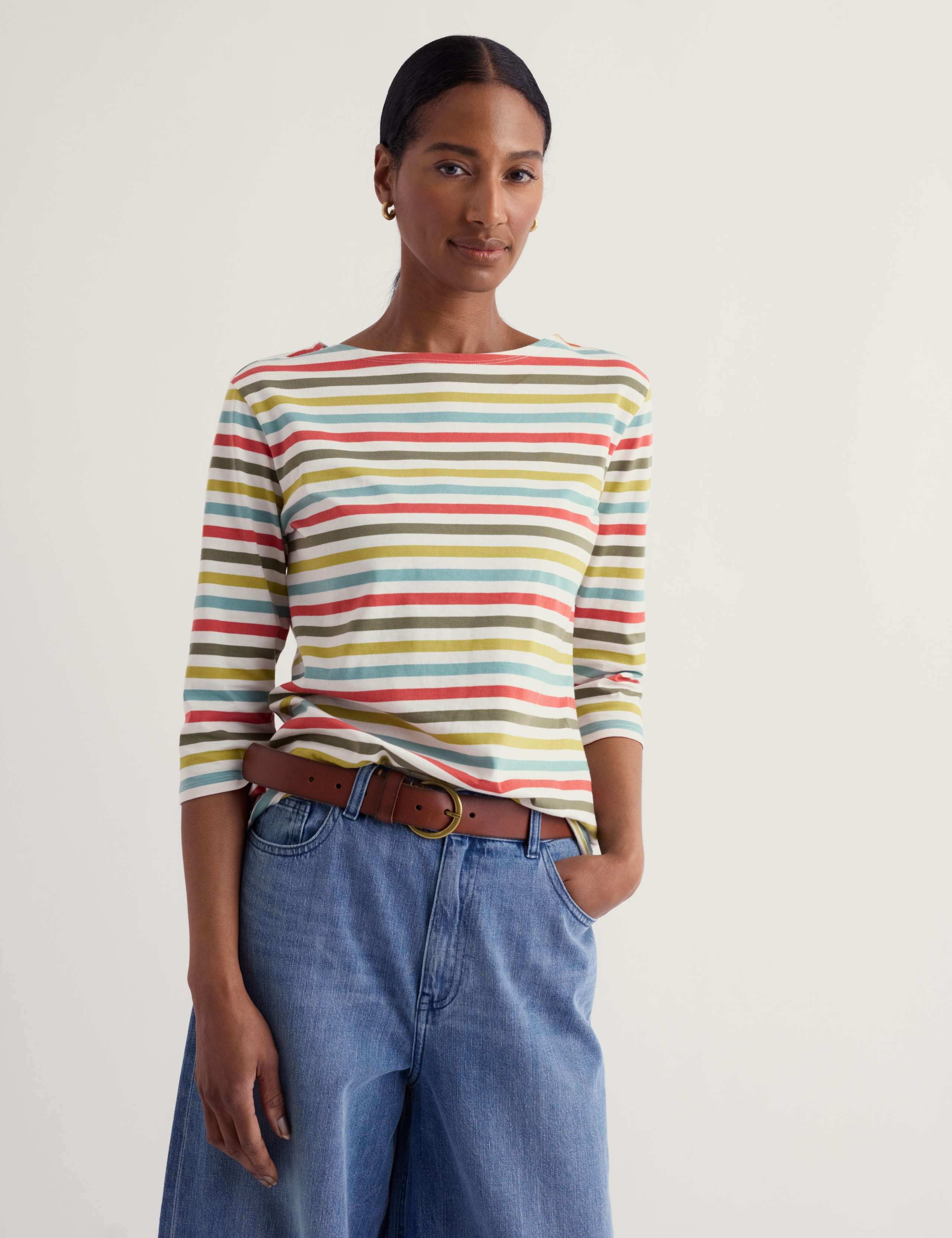 Pure Cotton Striped TOp 1 of 5