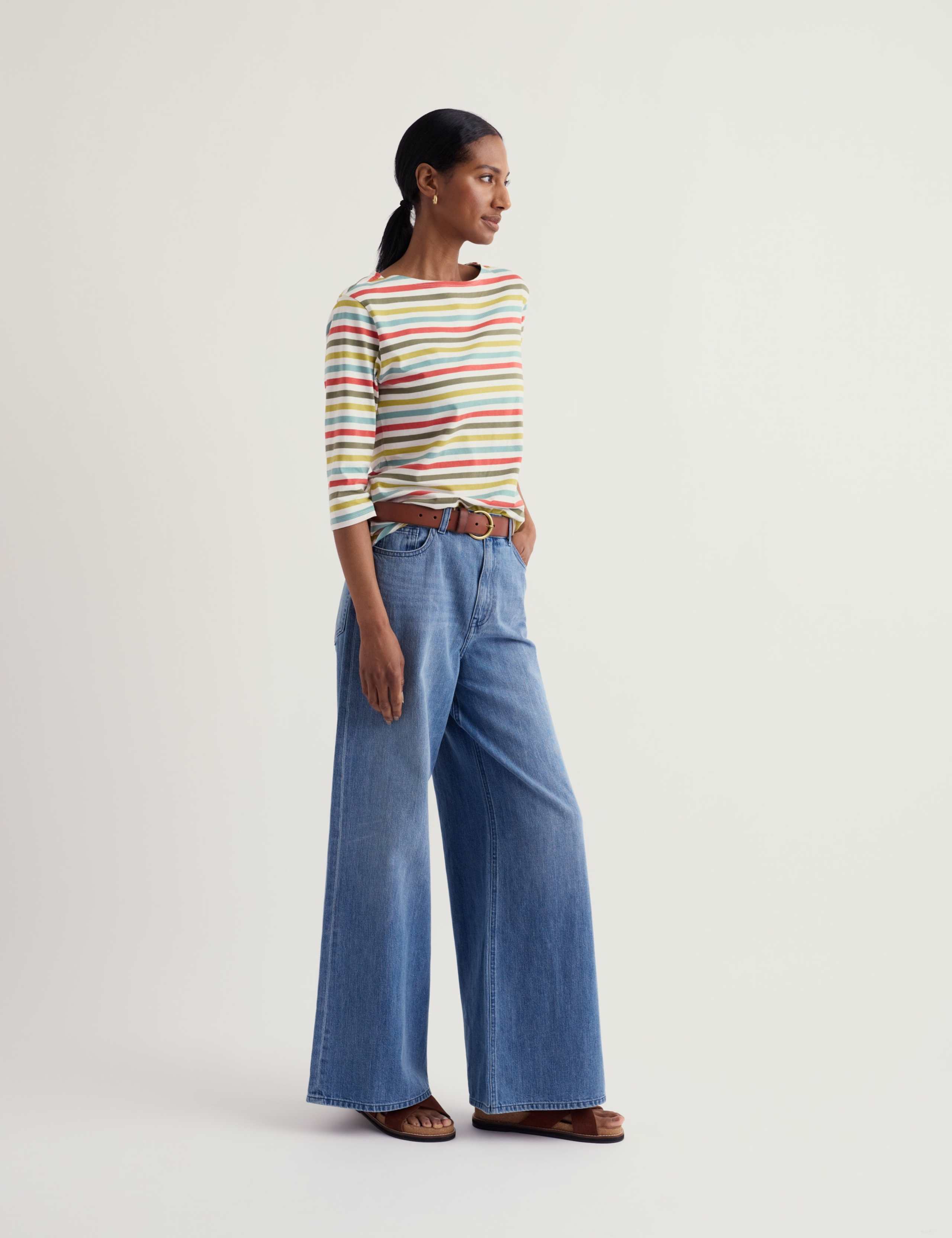 Pure Cotton Striped TOp 3 of 5