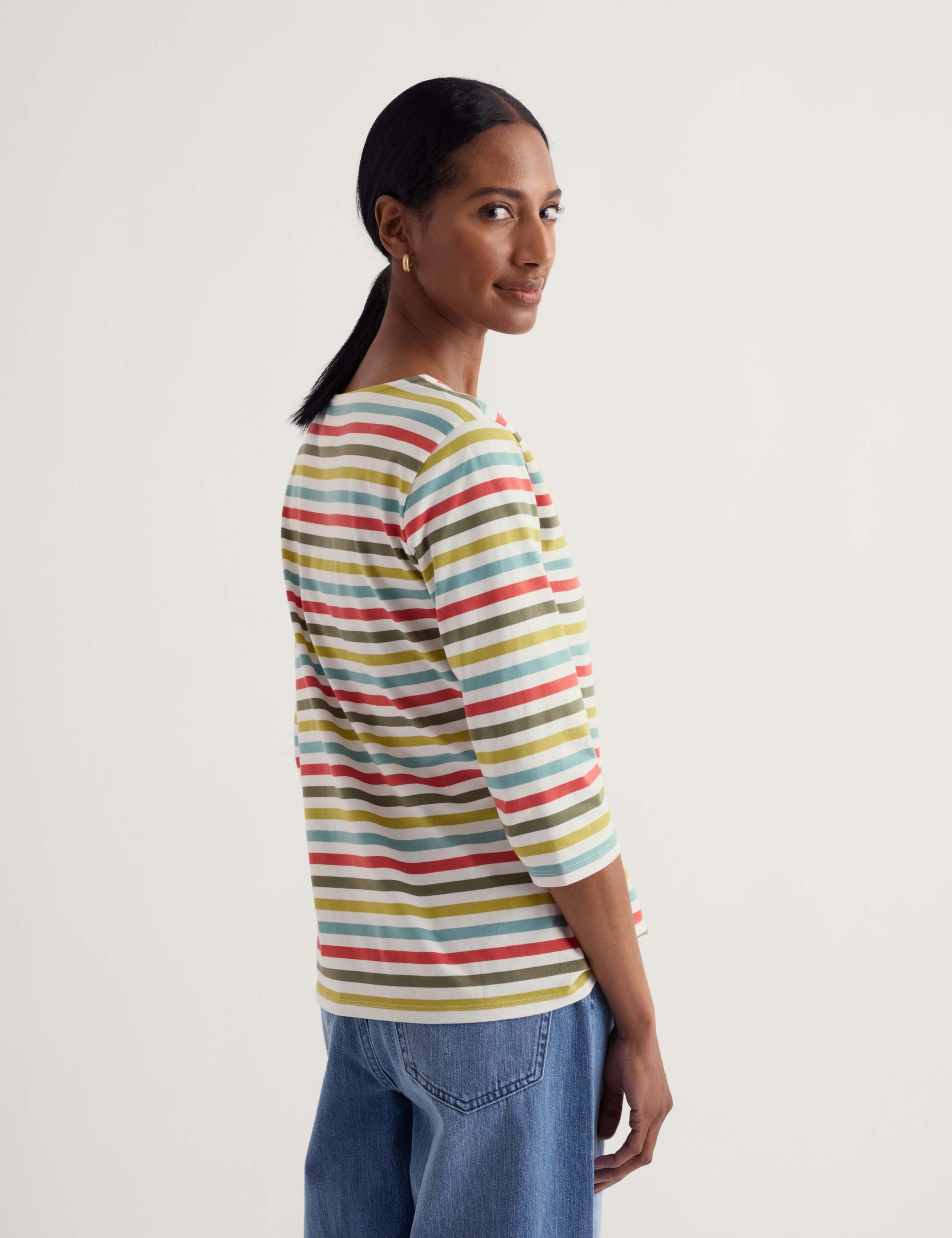Pure Cotton Striped TOp 4 of 5