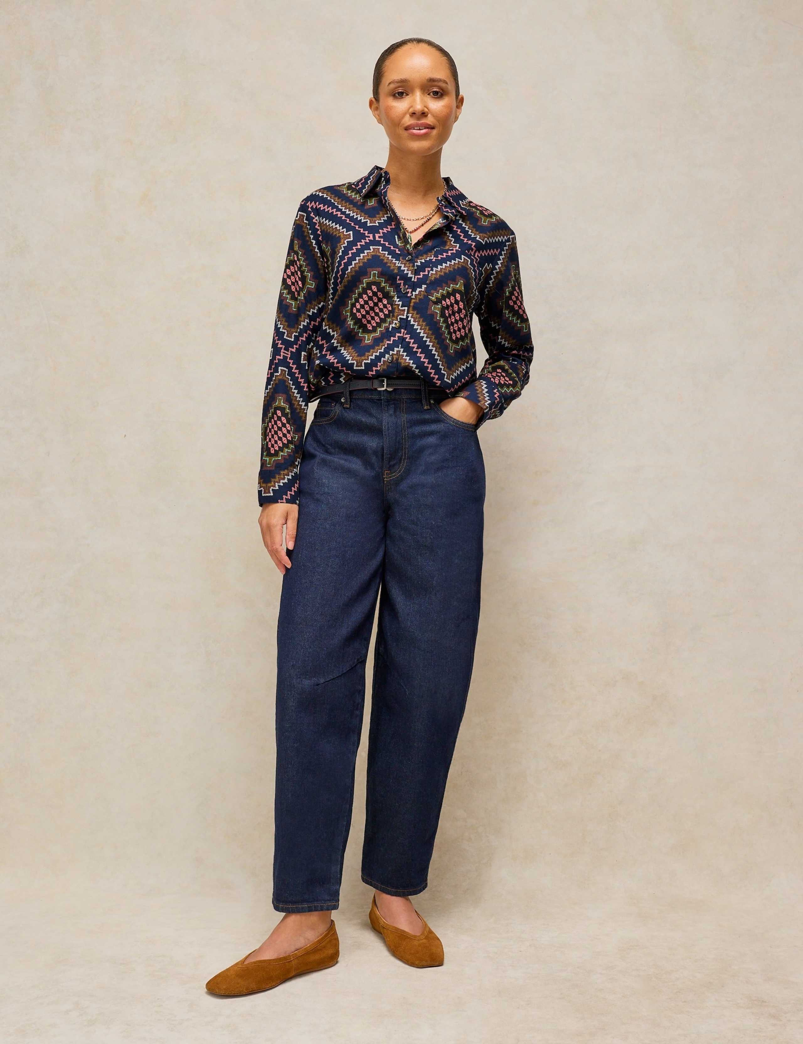 Pure Cotton Printed Collared Shirt 3 of 6