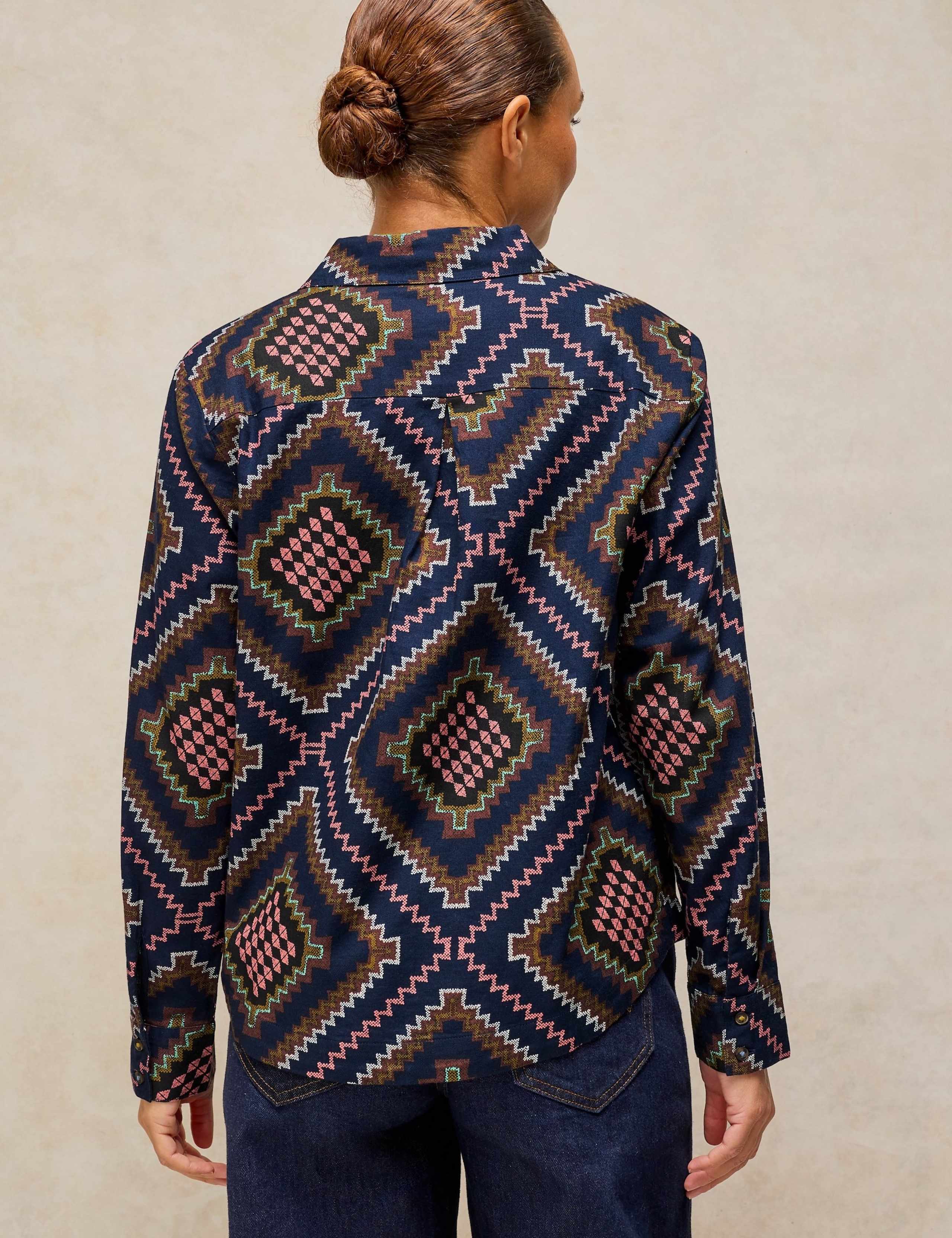 Pure Cotton Printed Collared Shirt 4 of 6