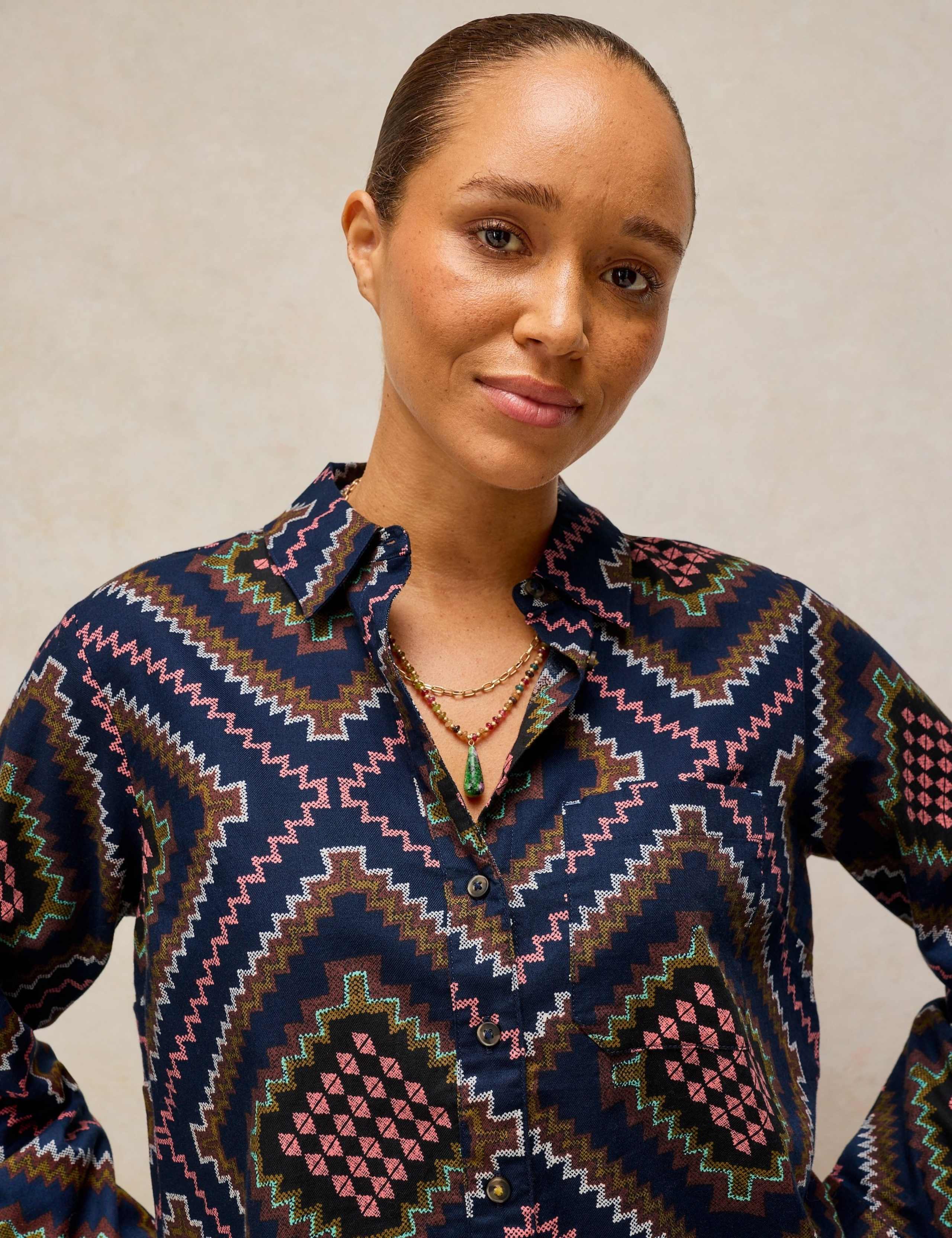 Pure Cotton Printed Collared Shirt 5 of 6