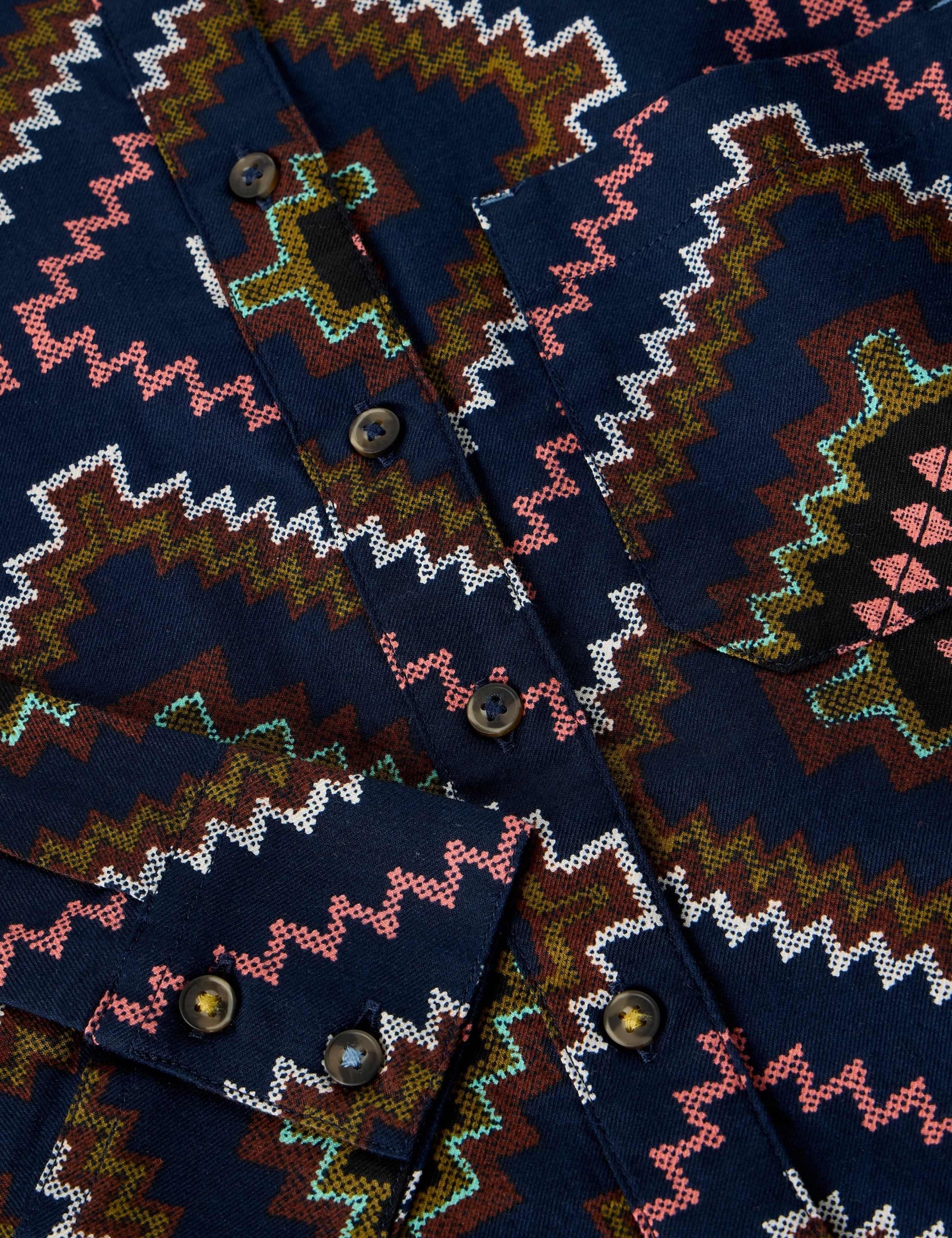 Pure Cotton Printed Collared Shirt 6 of 6