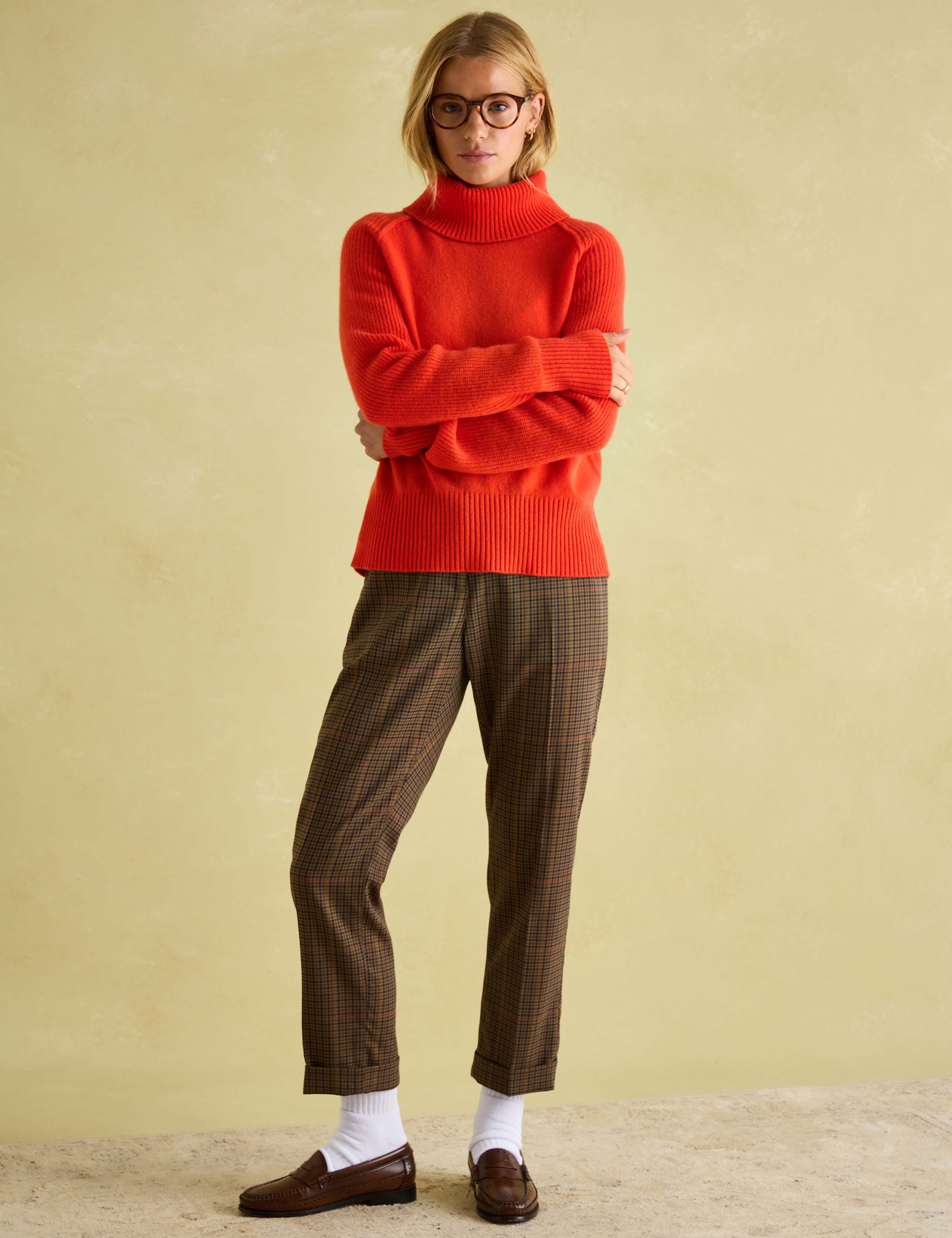Pure Merino Wool Roll Neck Jumper 2 of 7