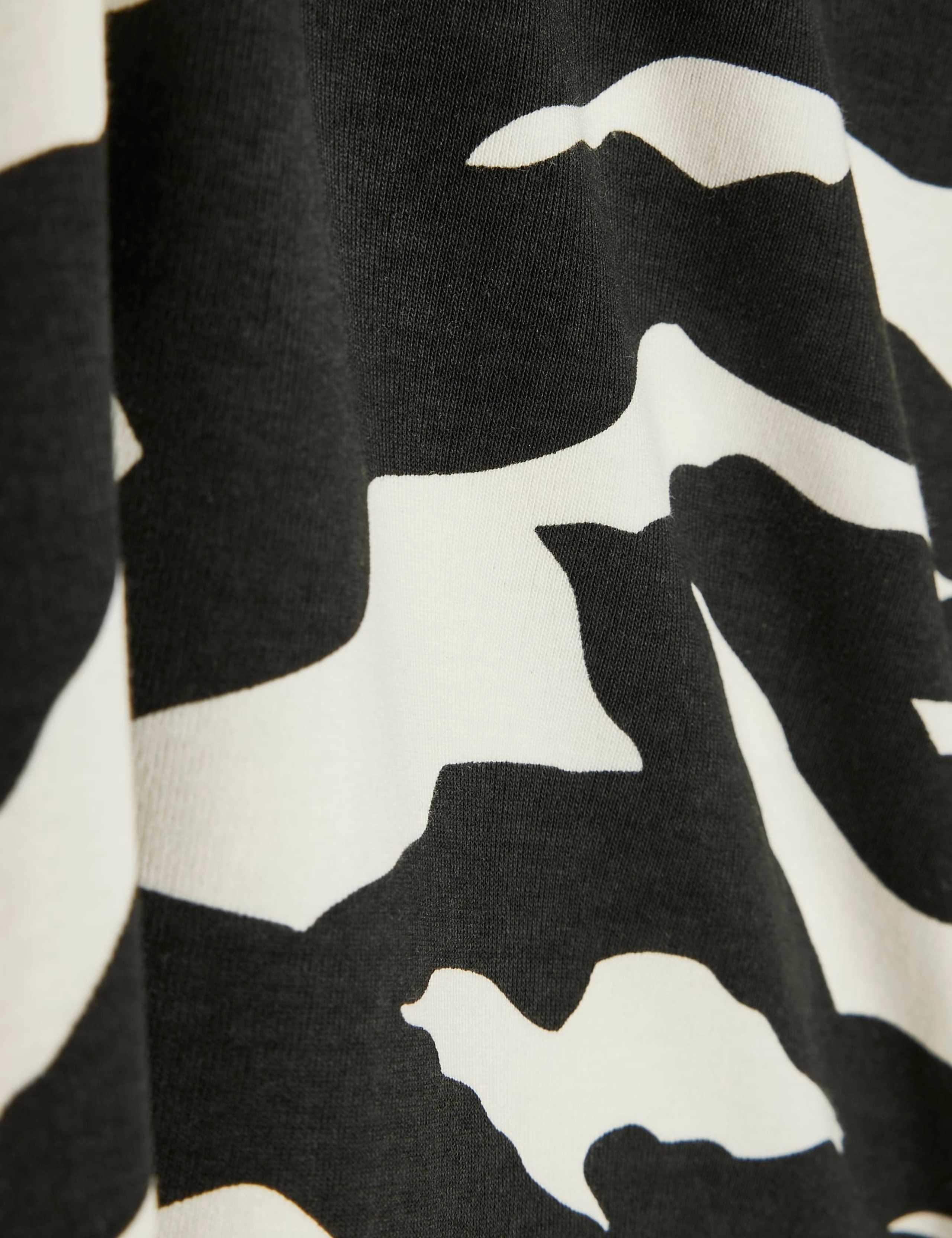Zebra V Neck Long Sleeve Top 4 of 6