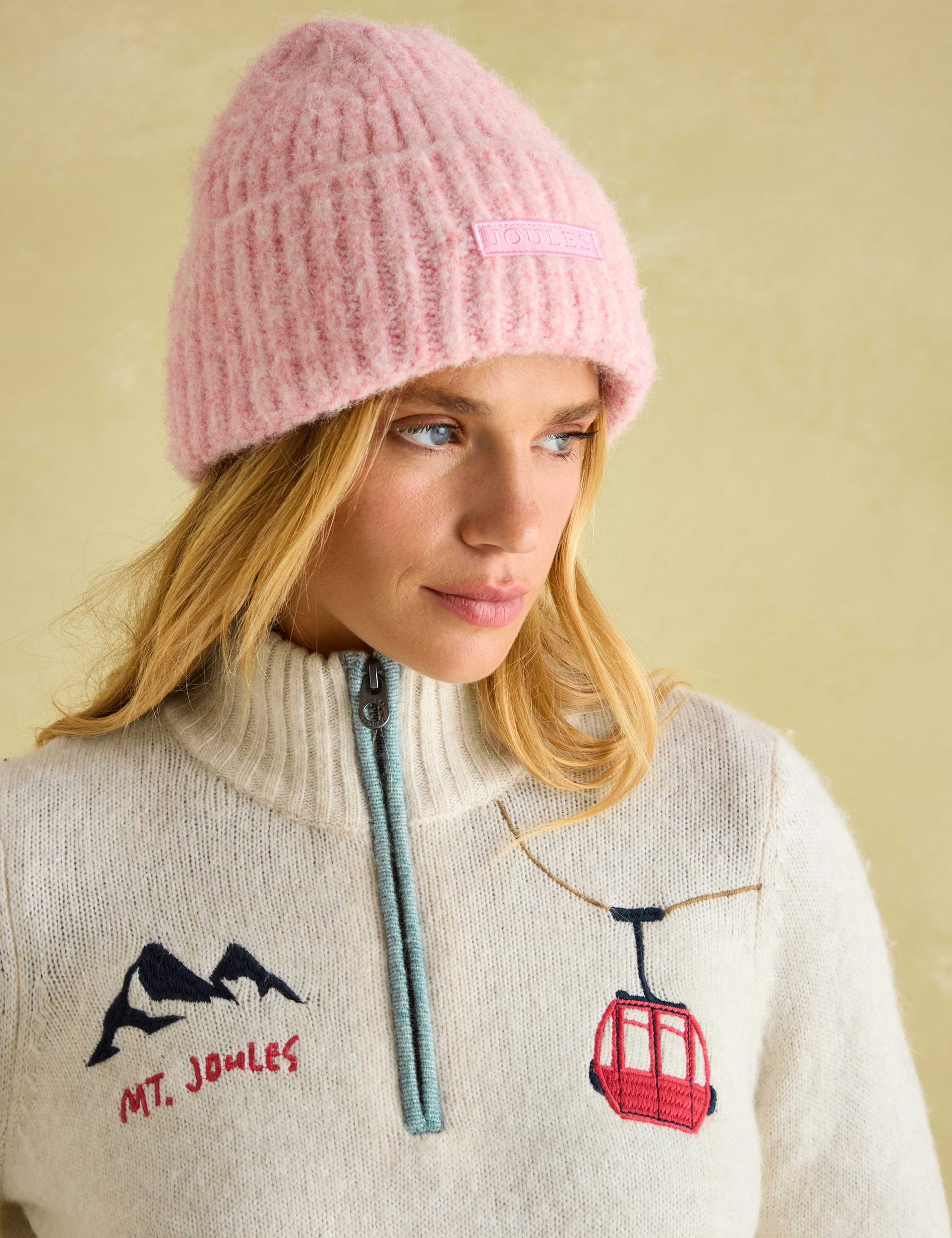 Embroidered Funnel Neck Jumper with Wool 5 of 5