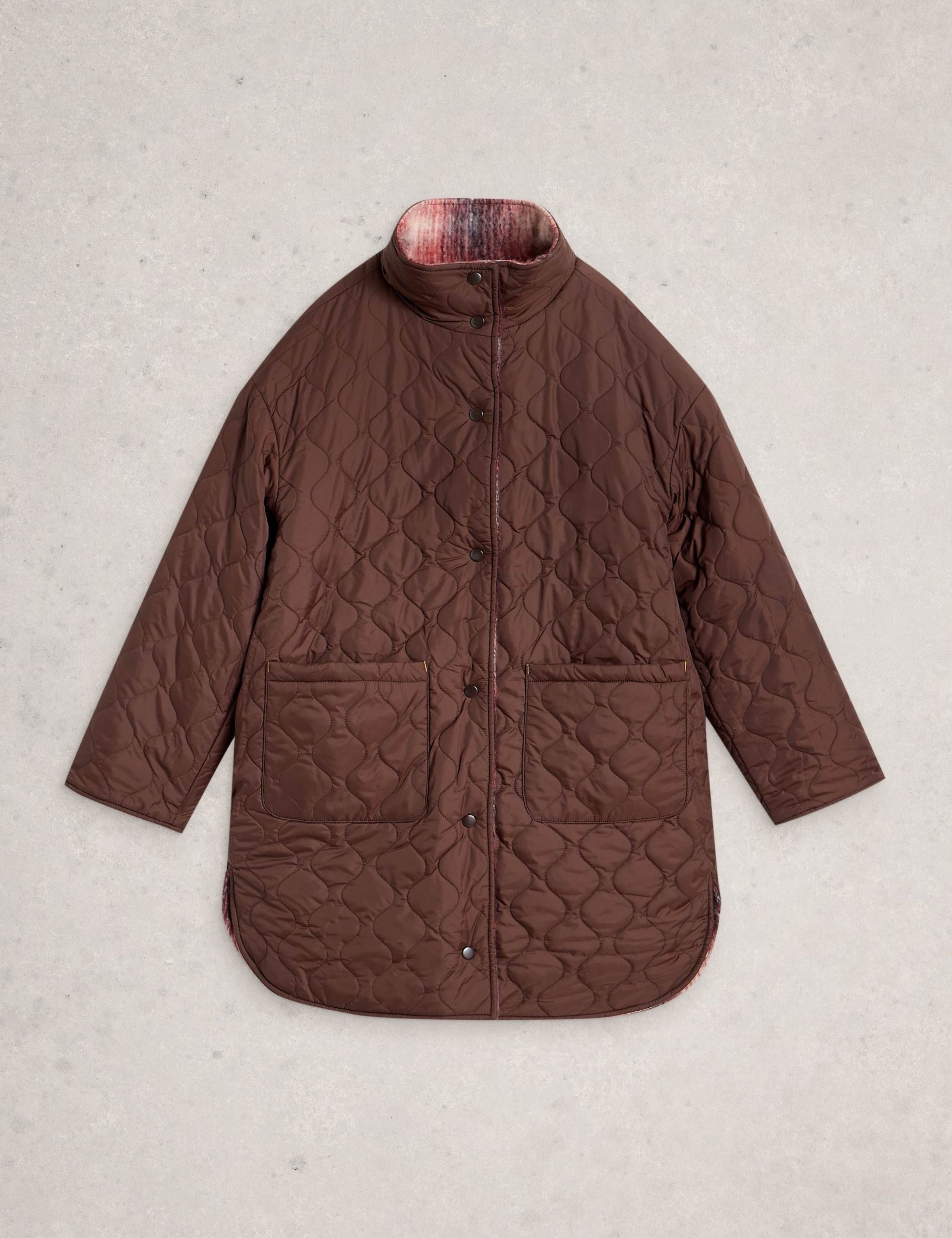 Checked Reversible Coat 6 of 7