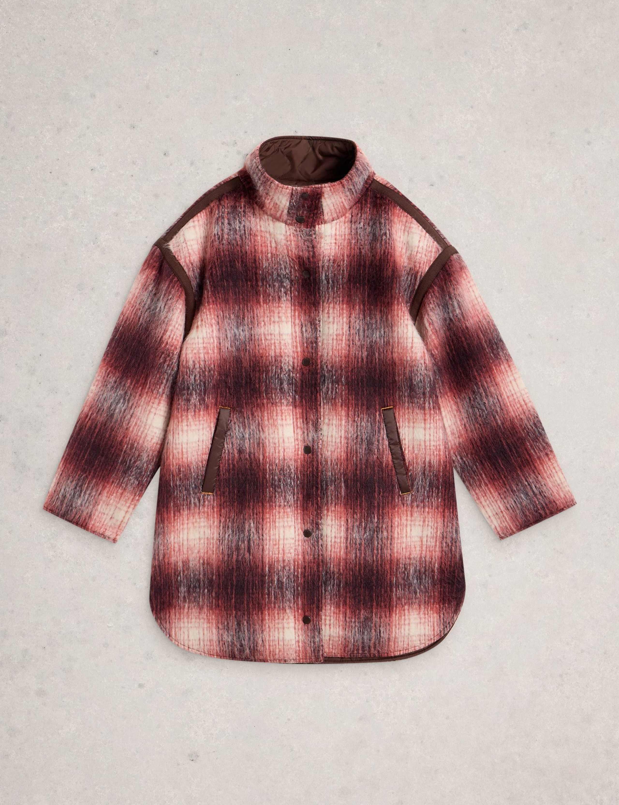 Checked Reversible Coat 2 of 7