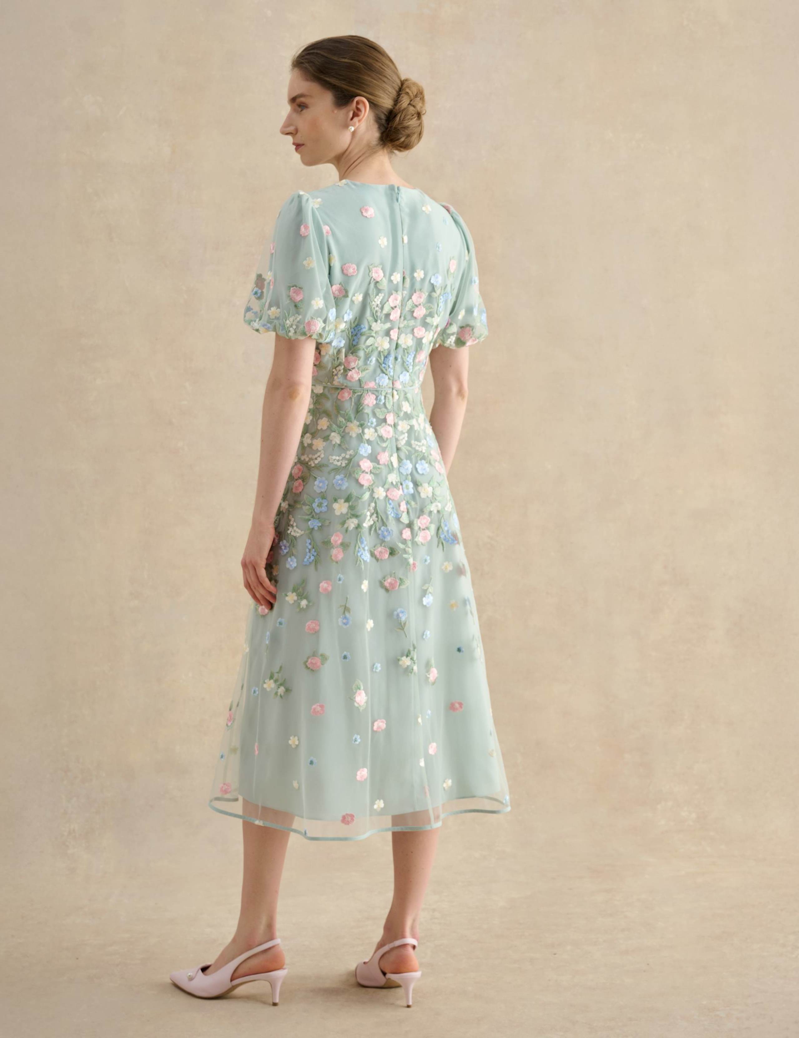 Floral Midi Tea Dress 4 of 6
