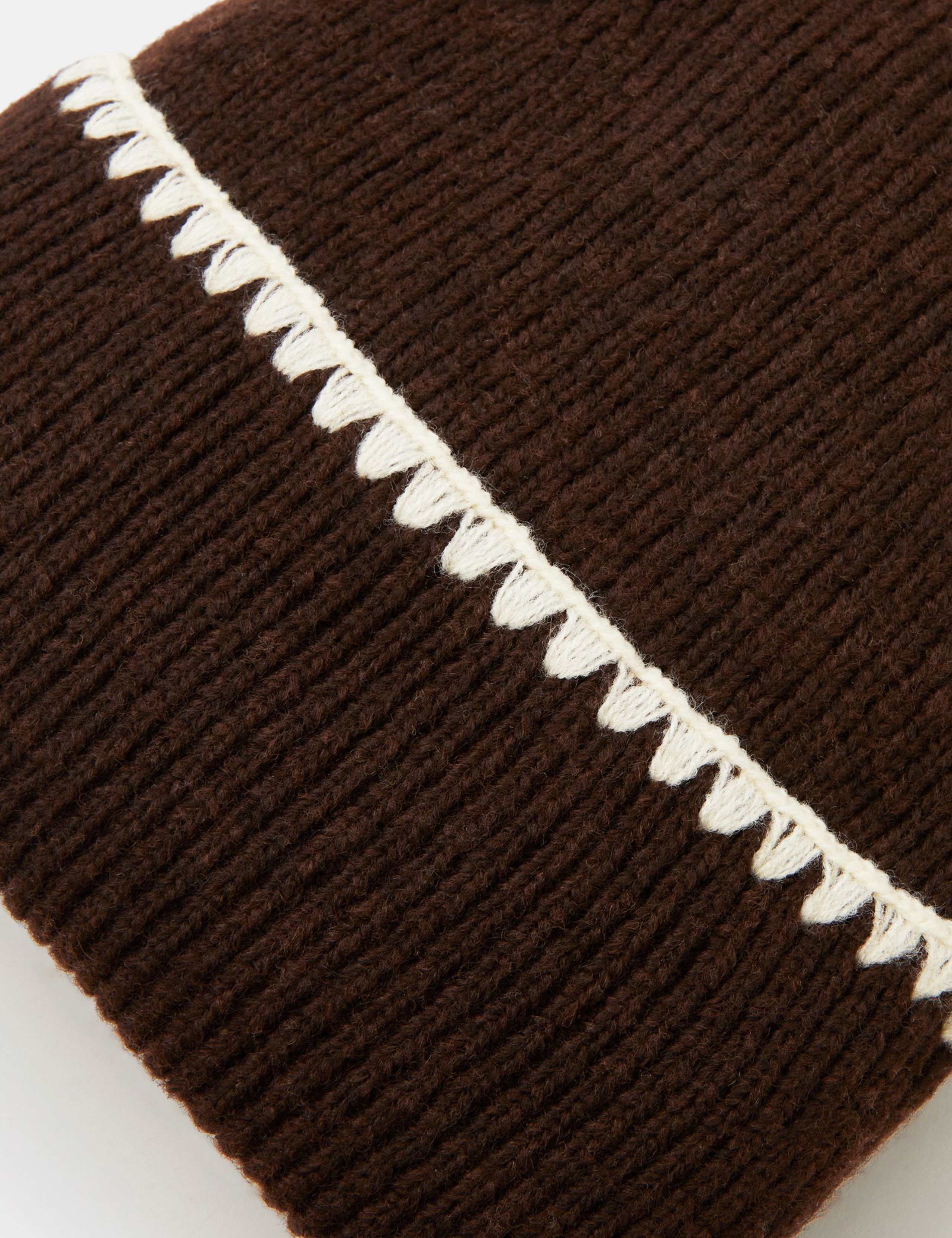 Knitted Beanie Hat 2 of 2