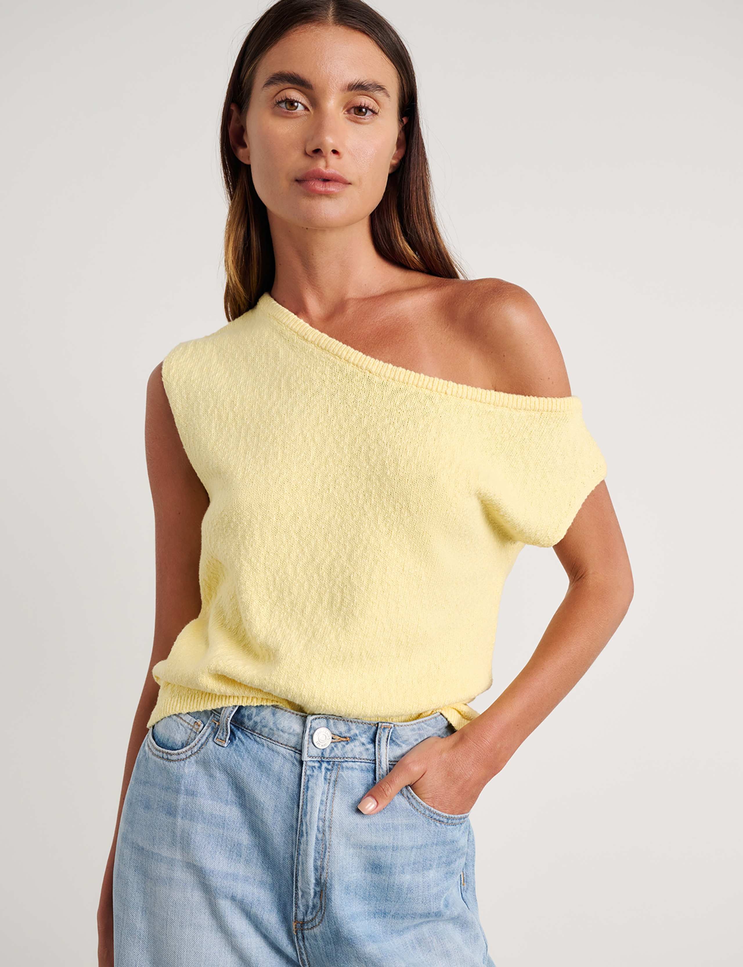 Pure Cotton Textured Knitted Top 1 of 6