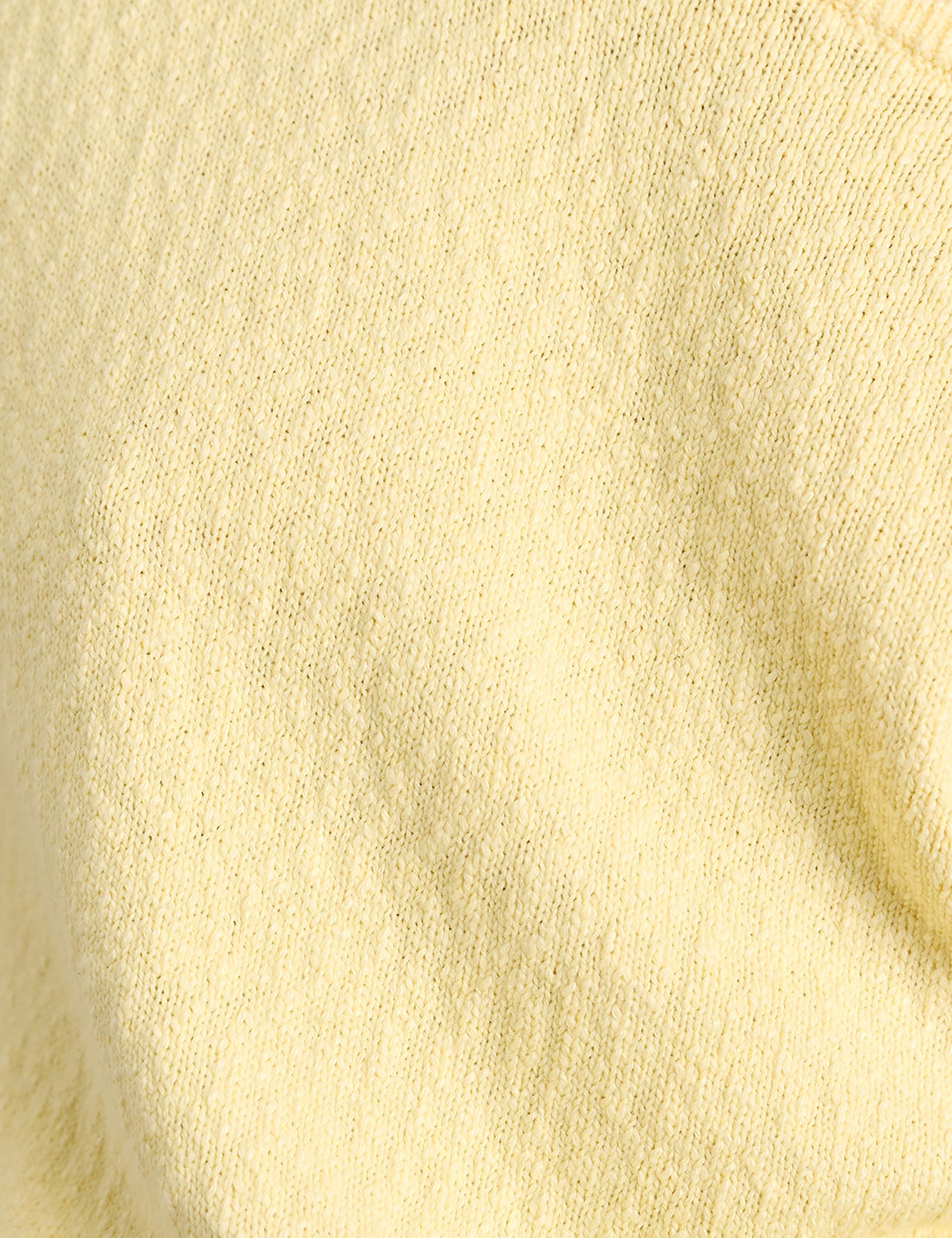 Pure Cotton Textured Knitted Top 6 of 6