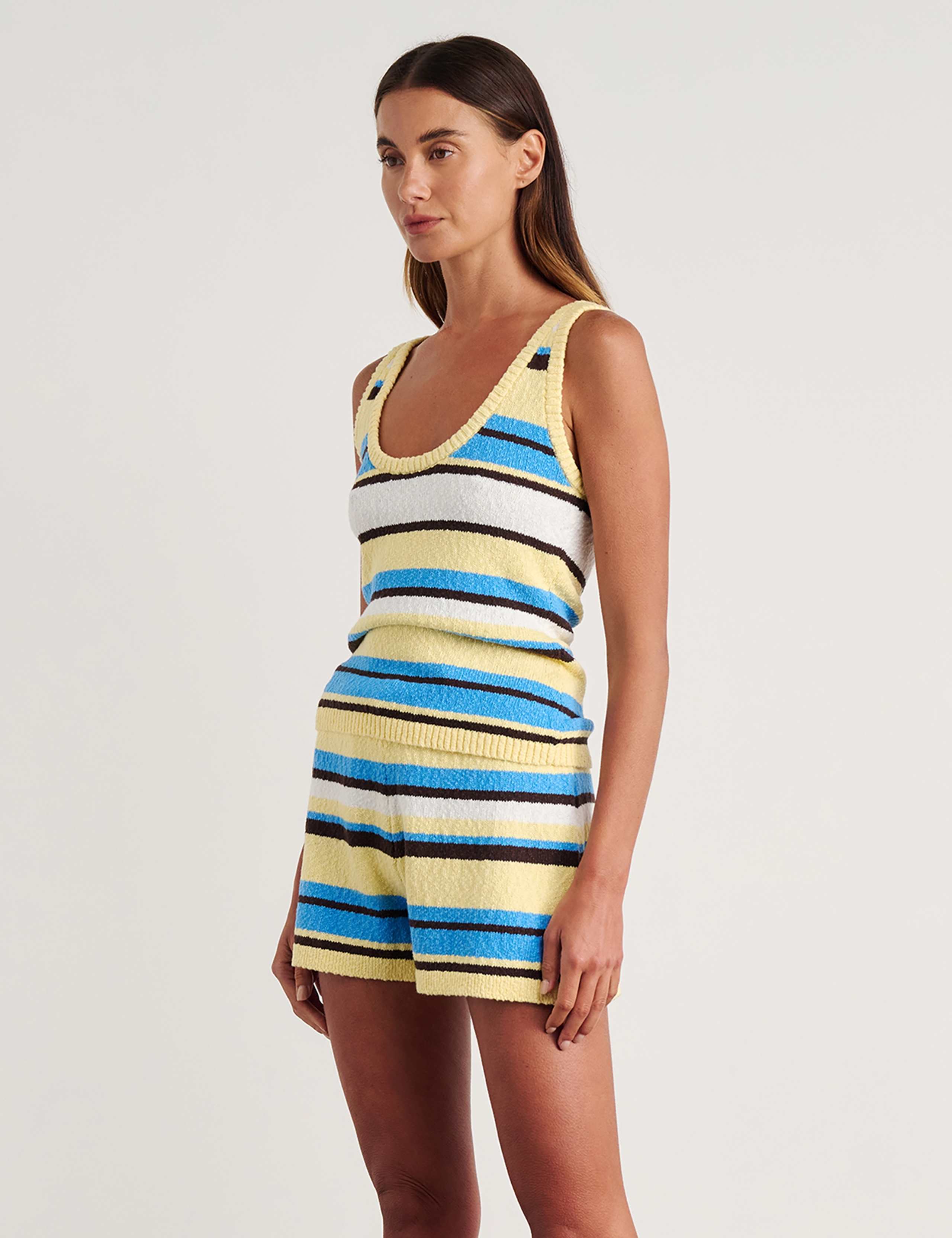 Pure Cotton Striped Vest Top 4 of 9