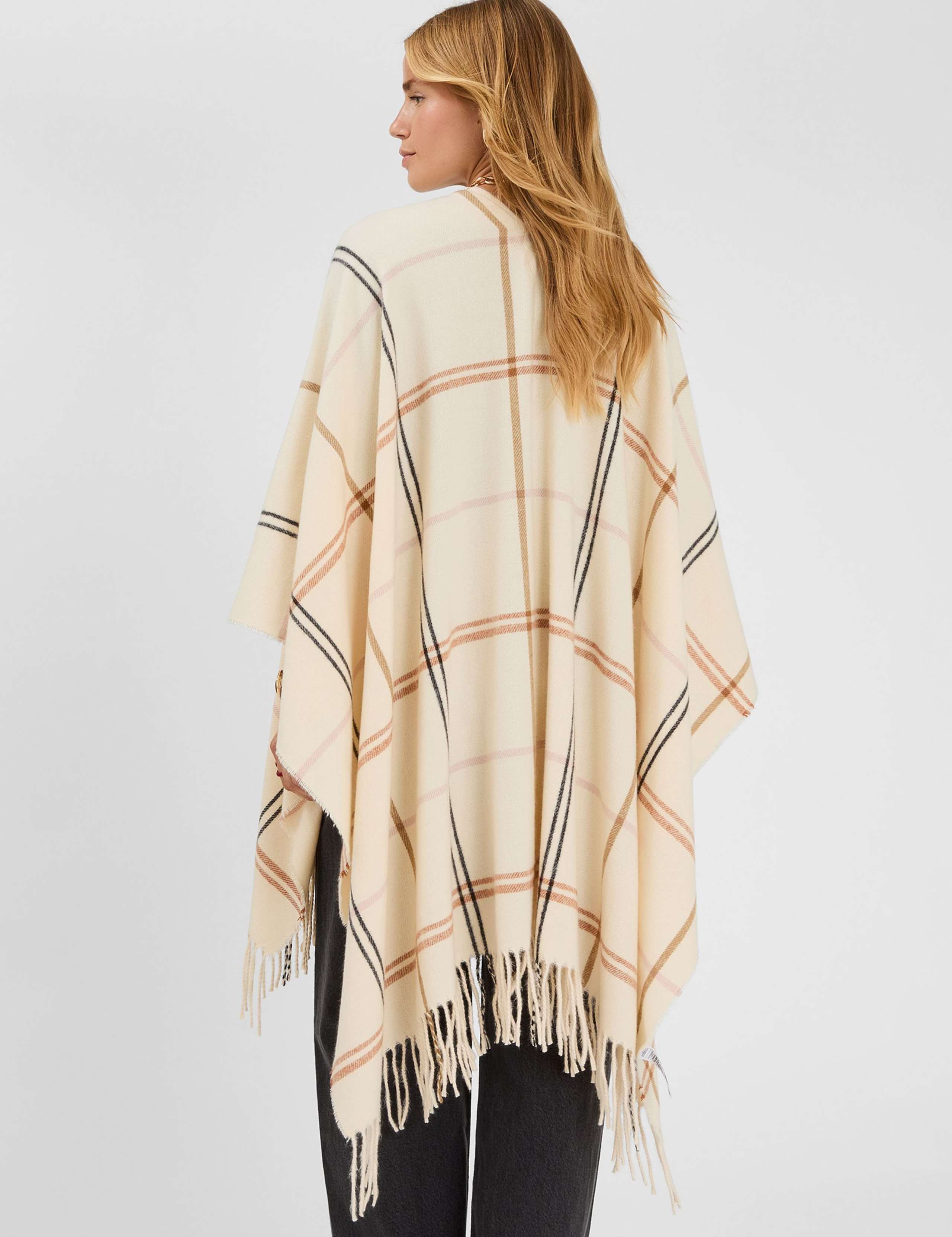 Checked Poncho 4 of 5